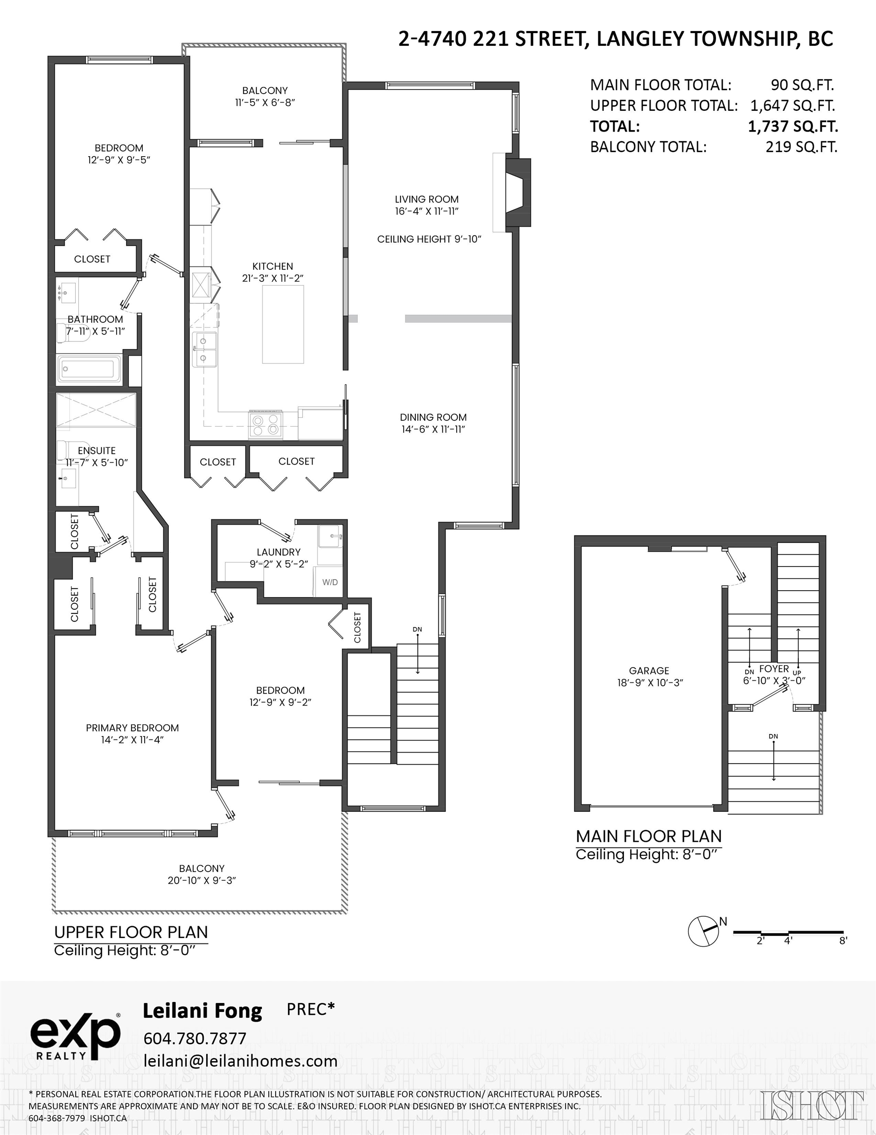 2 4740 221 STREET Unit: 2
