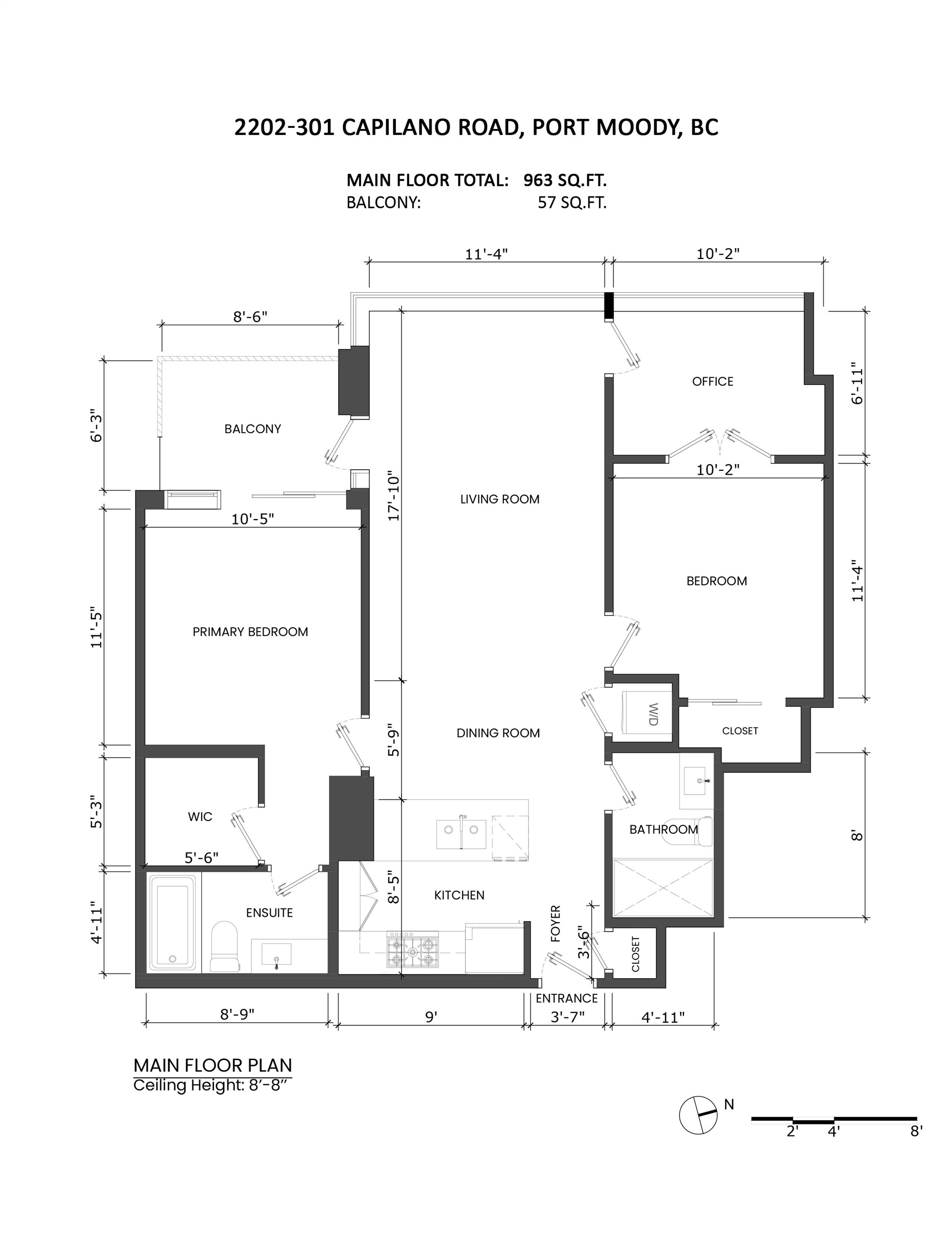 2202 301 CAPILANO ROAD Unit: 2202