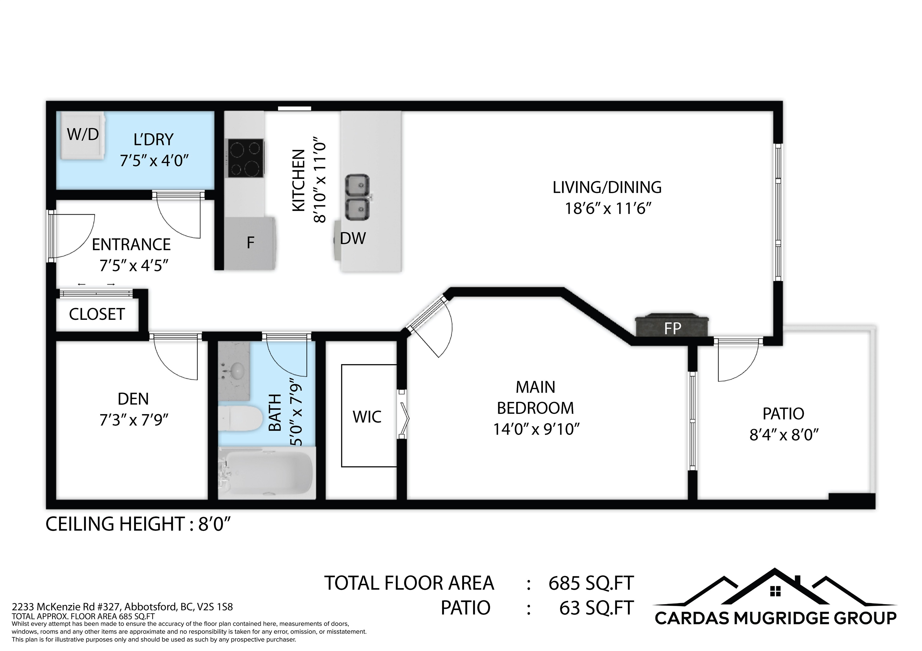 327 2233 MCKENZIE ROAD Unit: 327