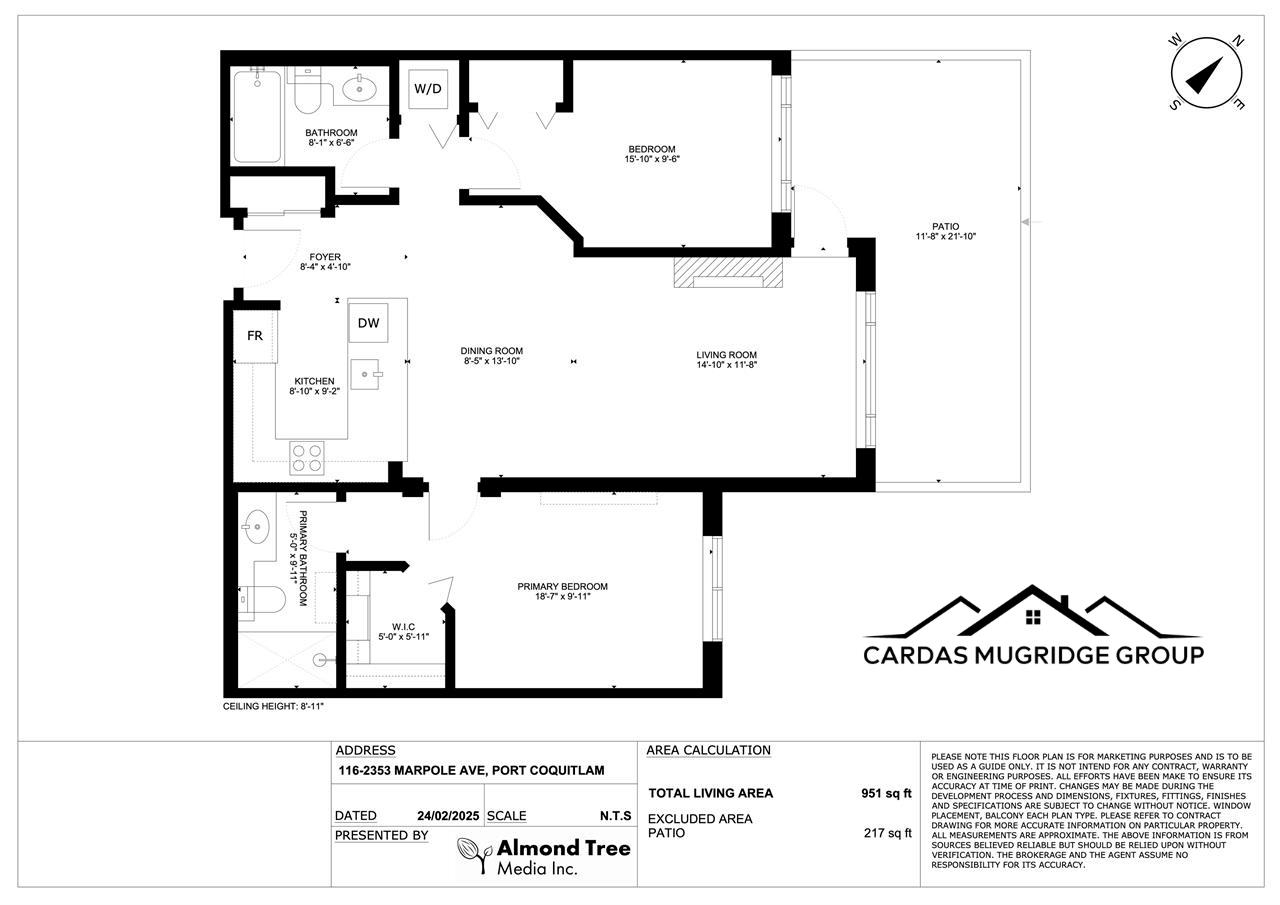 116 2353 MARPOLE AVENUE Unit: 116