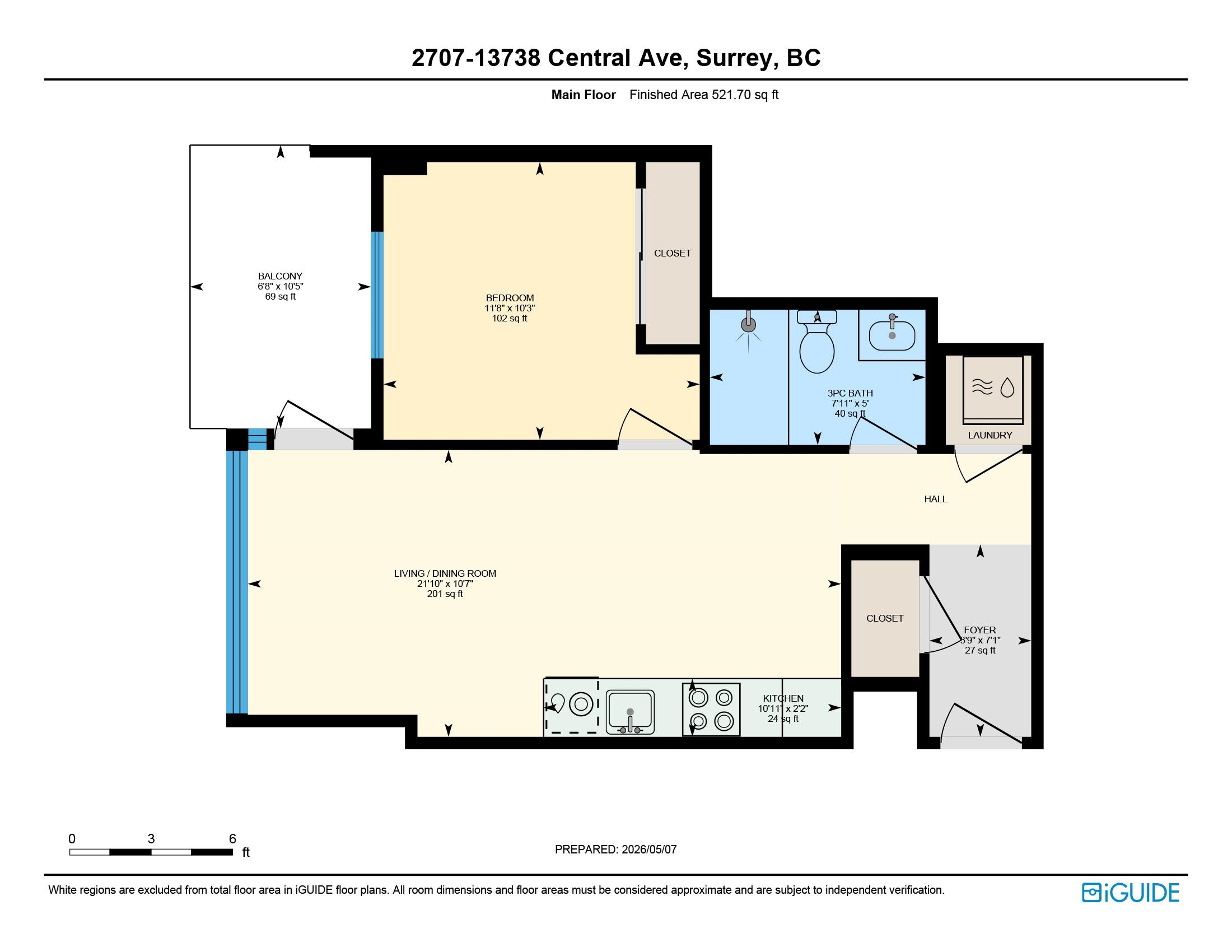 2707 13738 CENTRAL AVENUE Unit: 2707