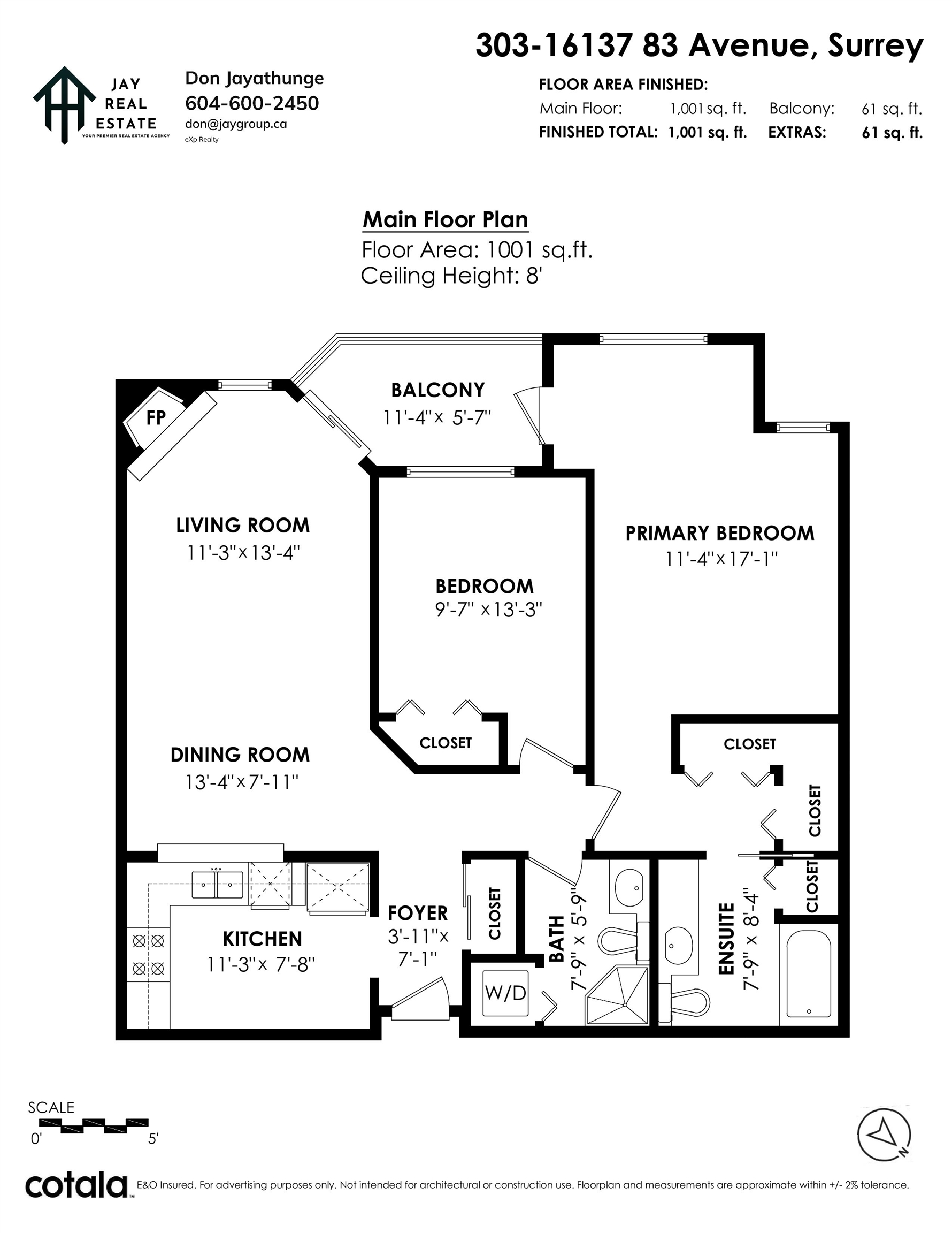 303 16137 83 AVENUE Unit: 303
