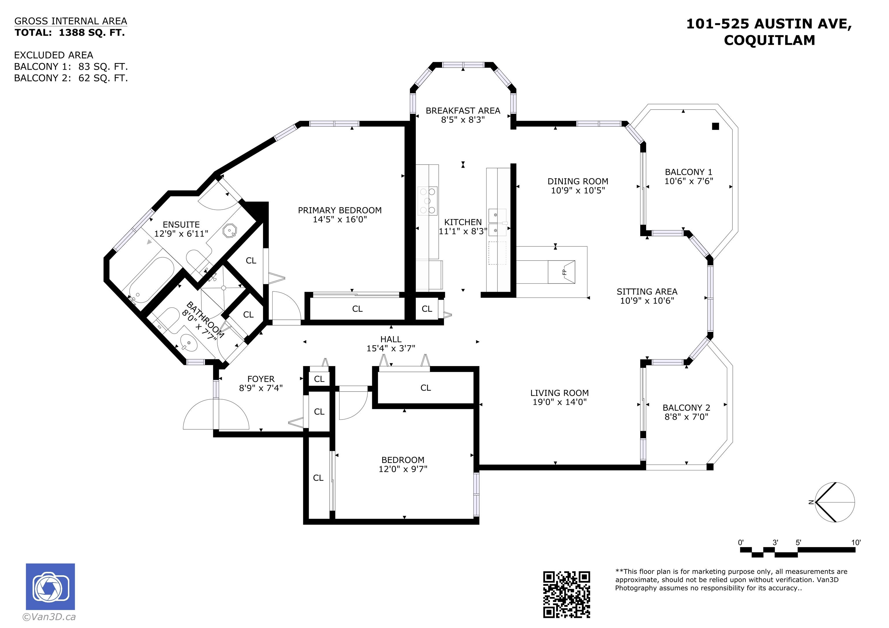 101 525 AUSTIN AVENUE Unit: 101