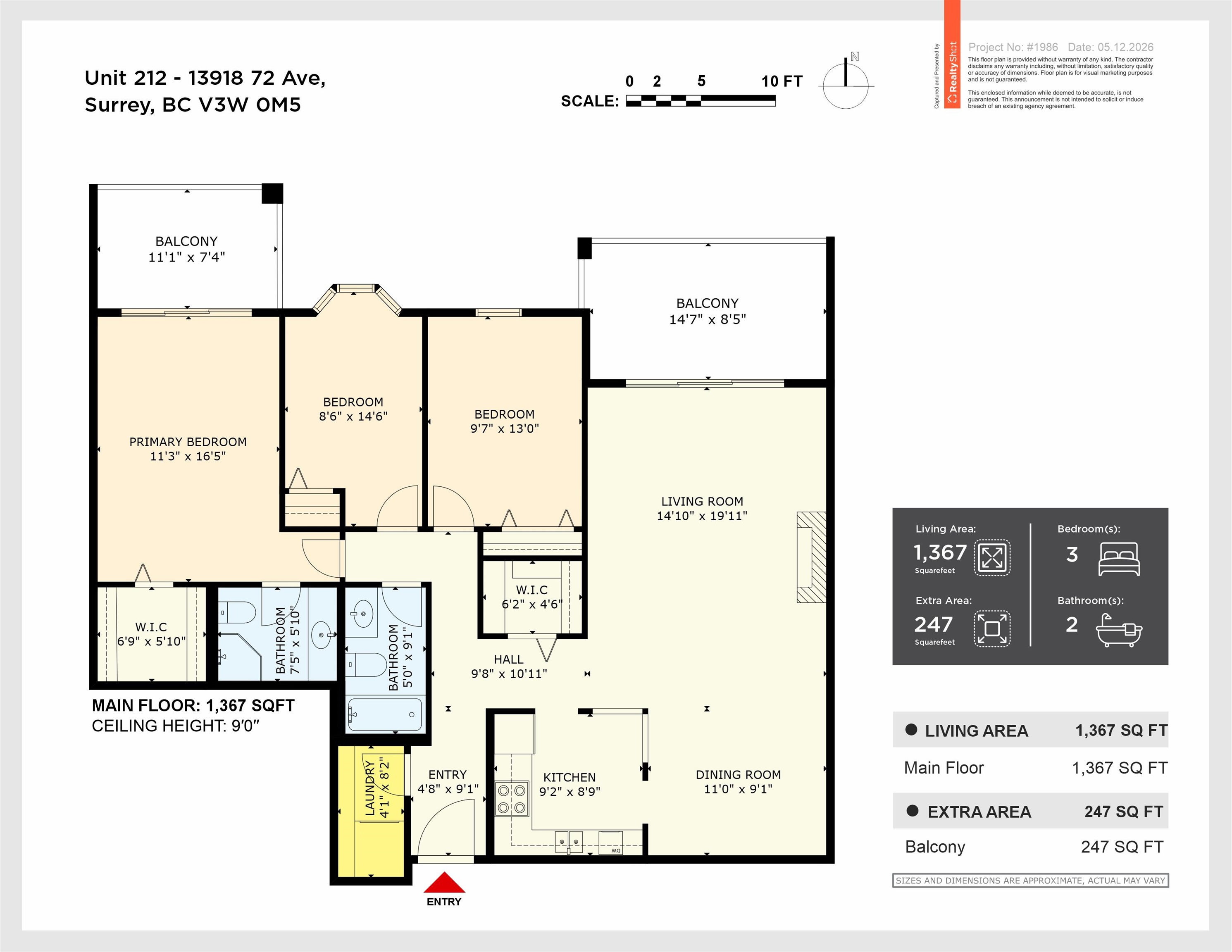 212 13918 72 AVENUE Unit: 212