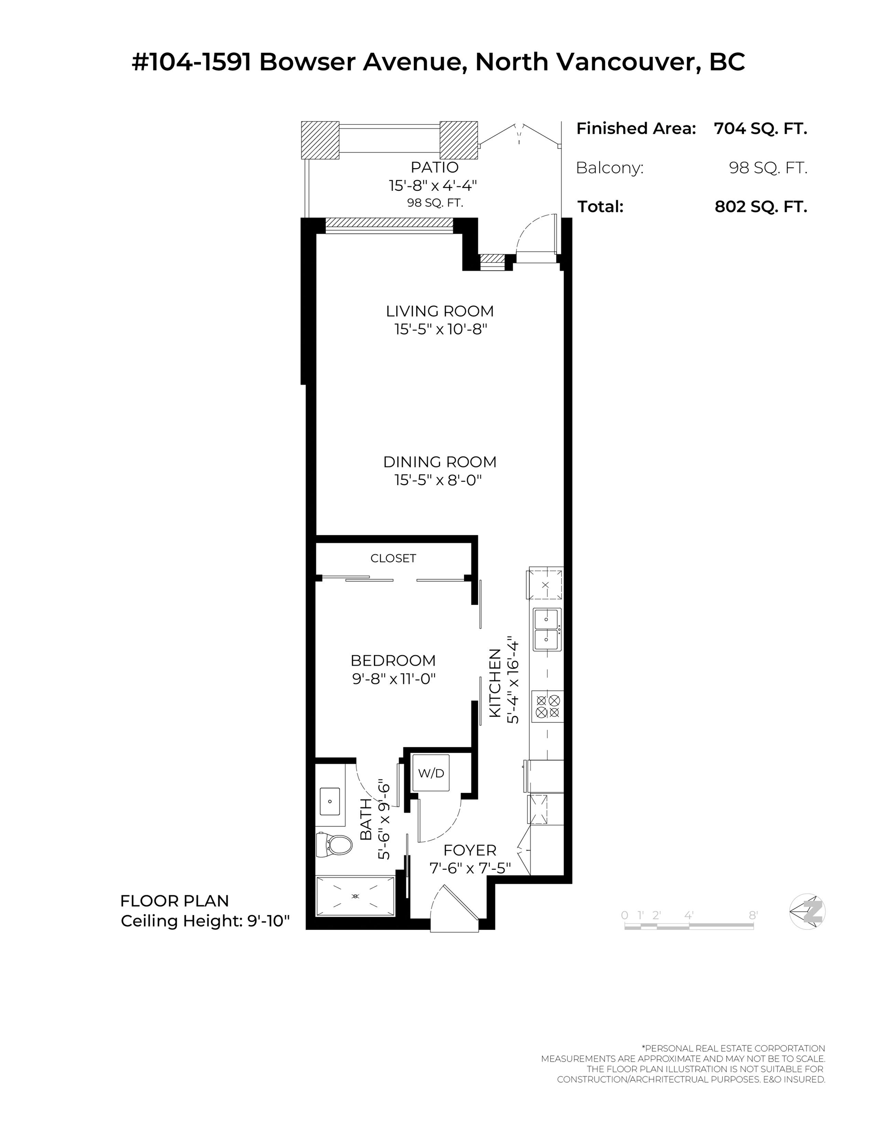 104 1591 BOWSER AVENUE Unit: 104