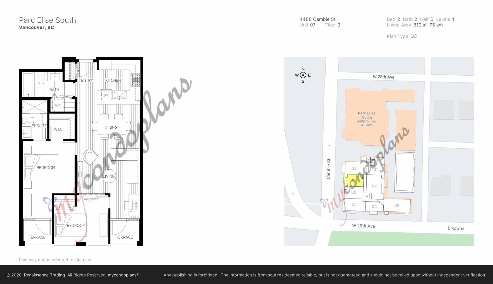 307 4488 CAMBIE STREET Unit: 307