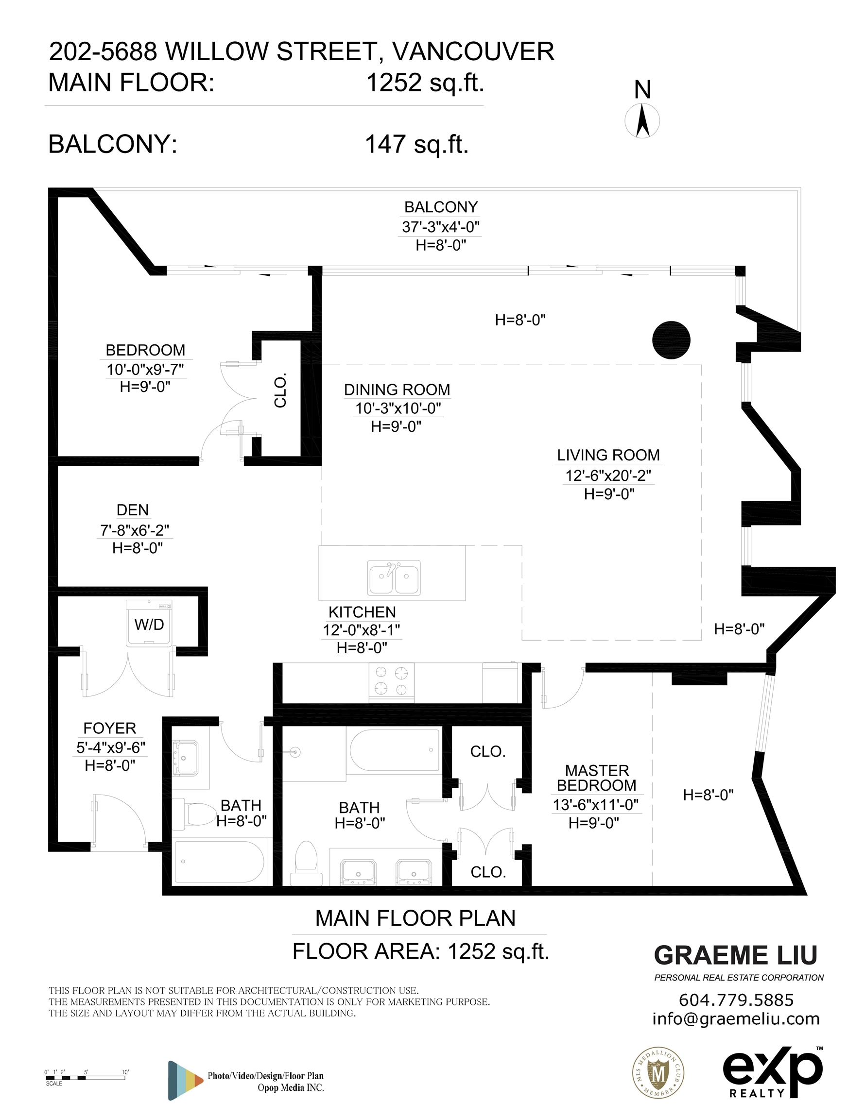 202 5688 WILLOW STREET Unit: 202