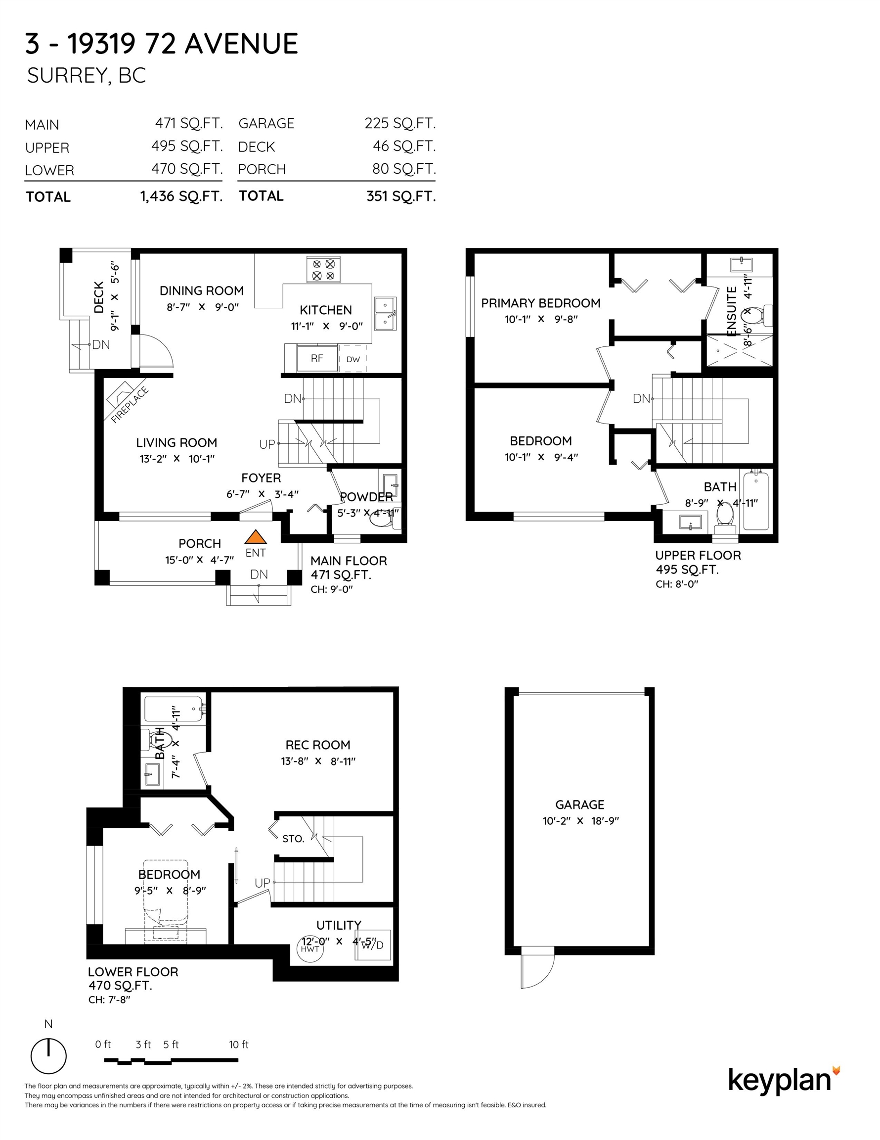3 19319 72 AVENUE Unit: 3
