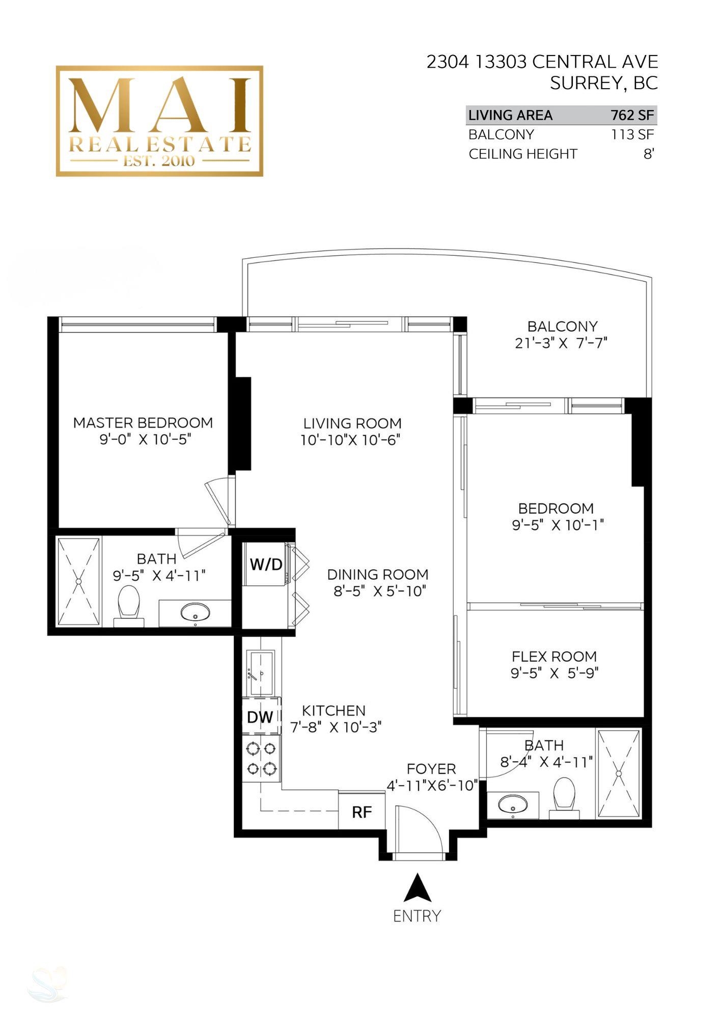 2304 13303 CENTRAL AVENUE Unit: 2304