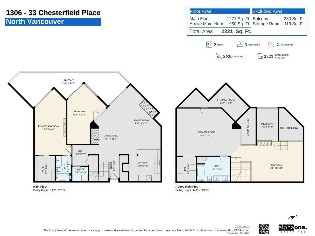 1306 33 CHESTERFIELD PLACE