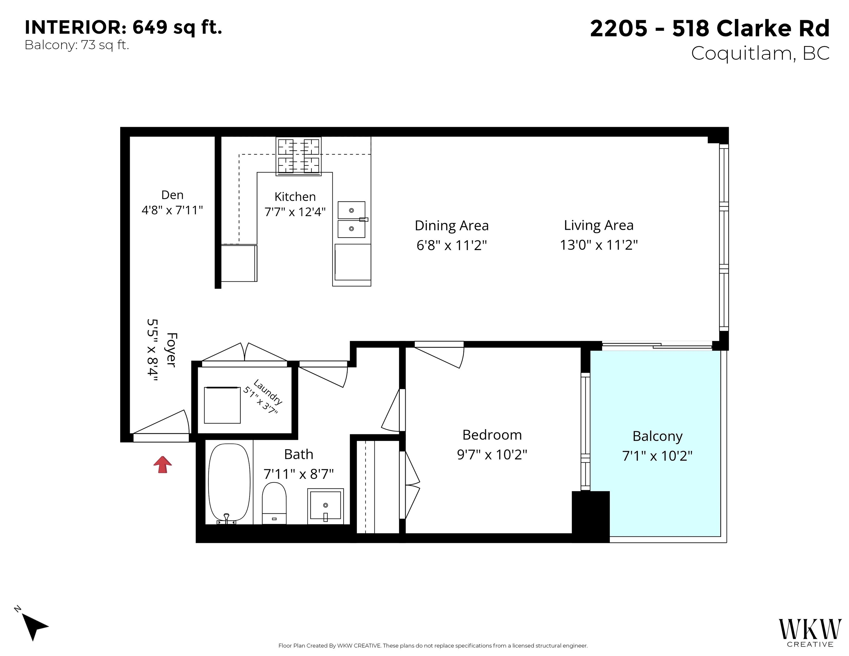 2205 518 CLARKE ROAD