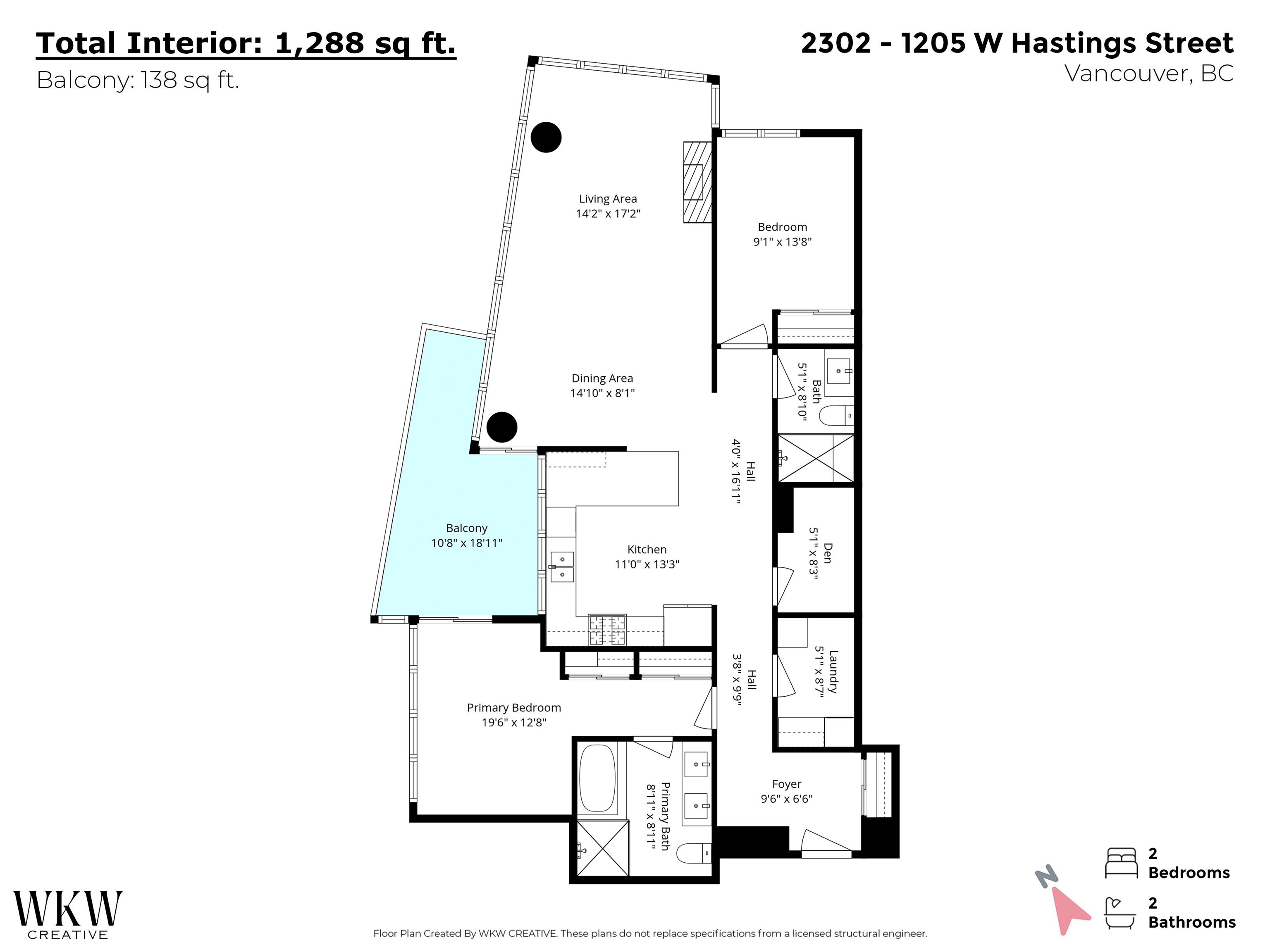 2302 1205 W HASTINGS STREET