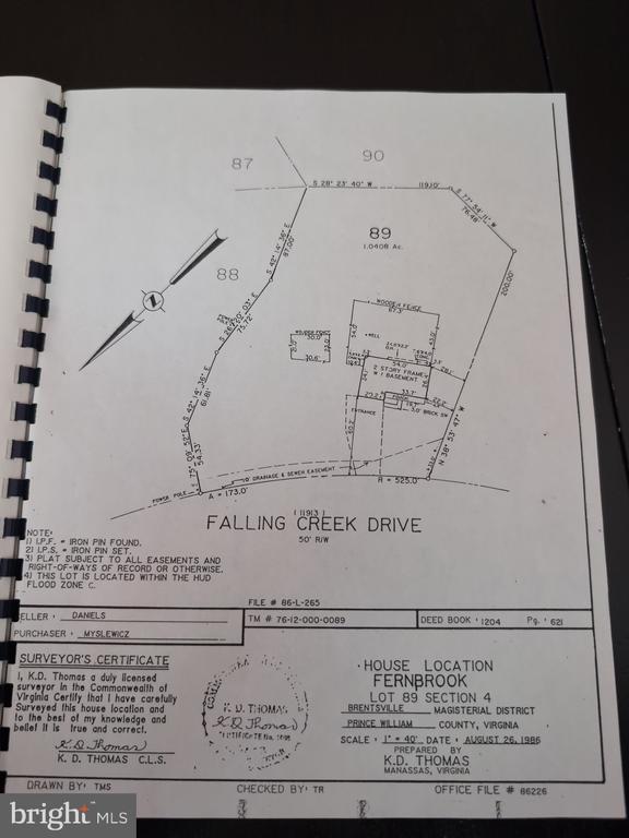 11913 FALLING CREEK DRIVE