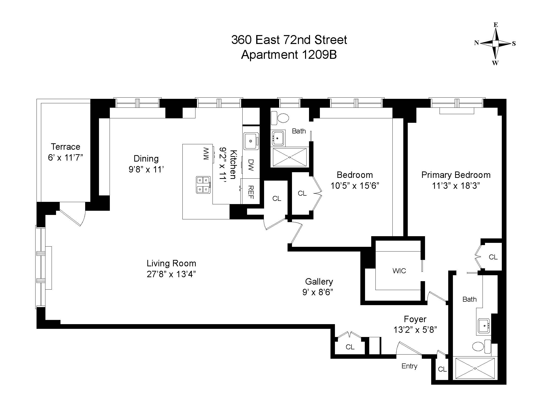 360 E 72nd St Apt B1209
