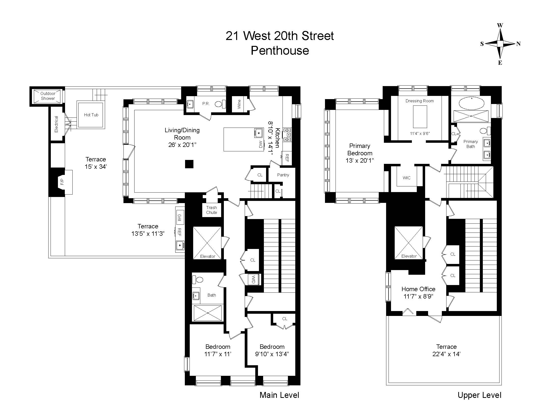 21 West 20th Street PH4