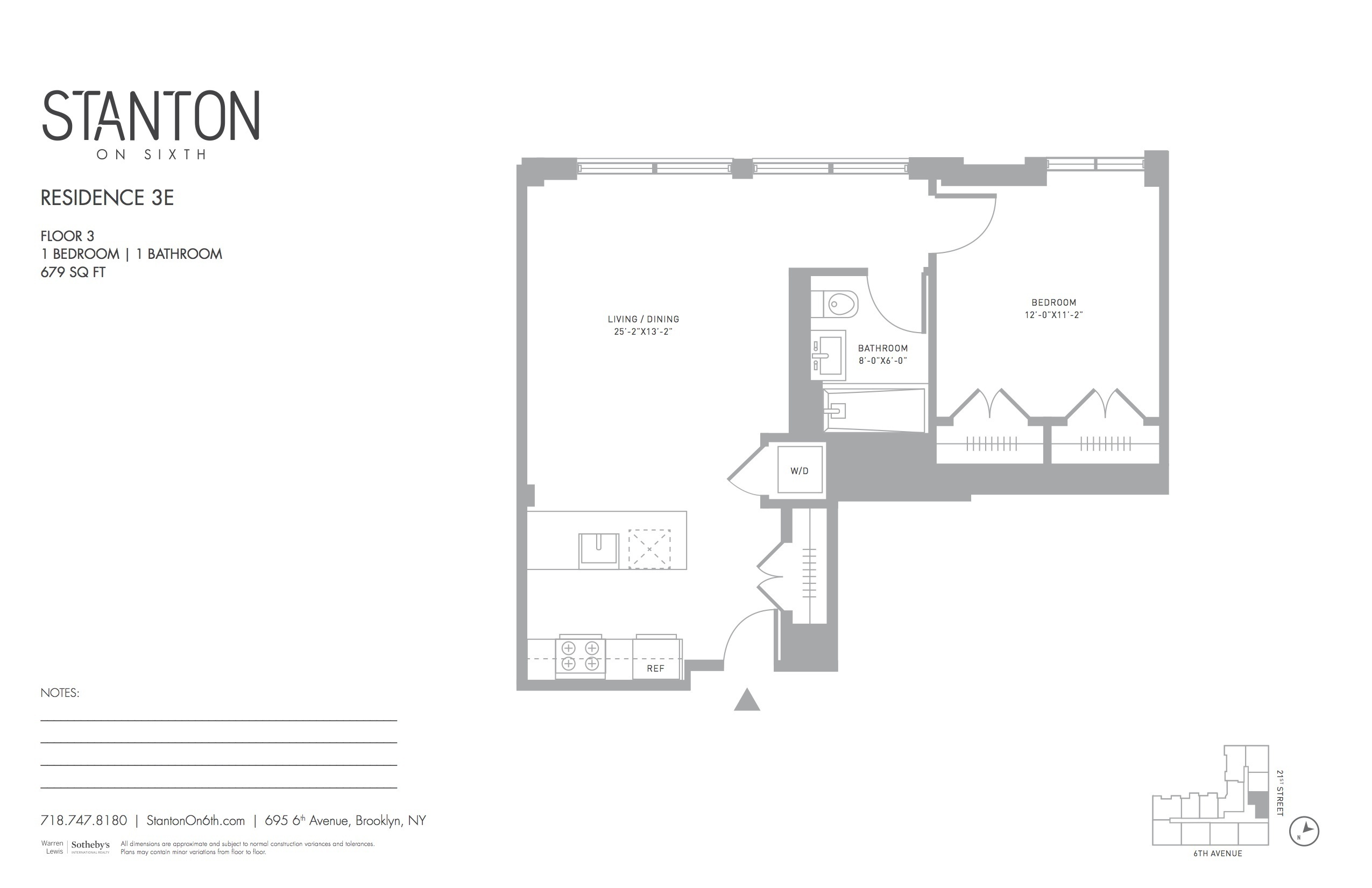 695 Sixth Ave. 3e