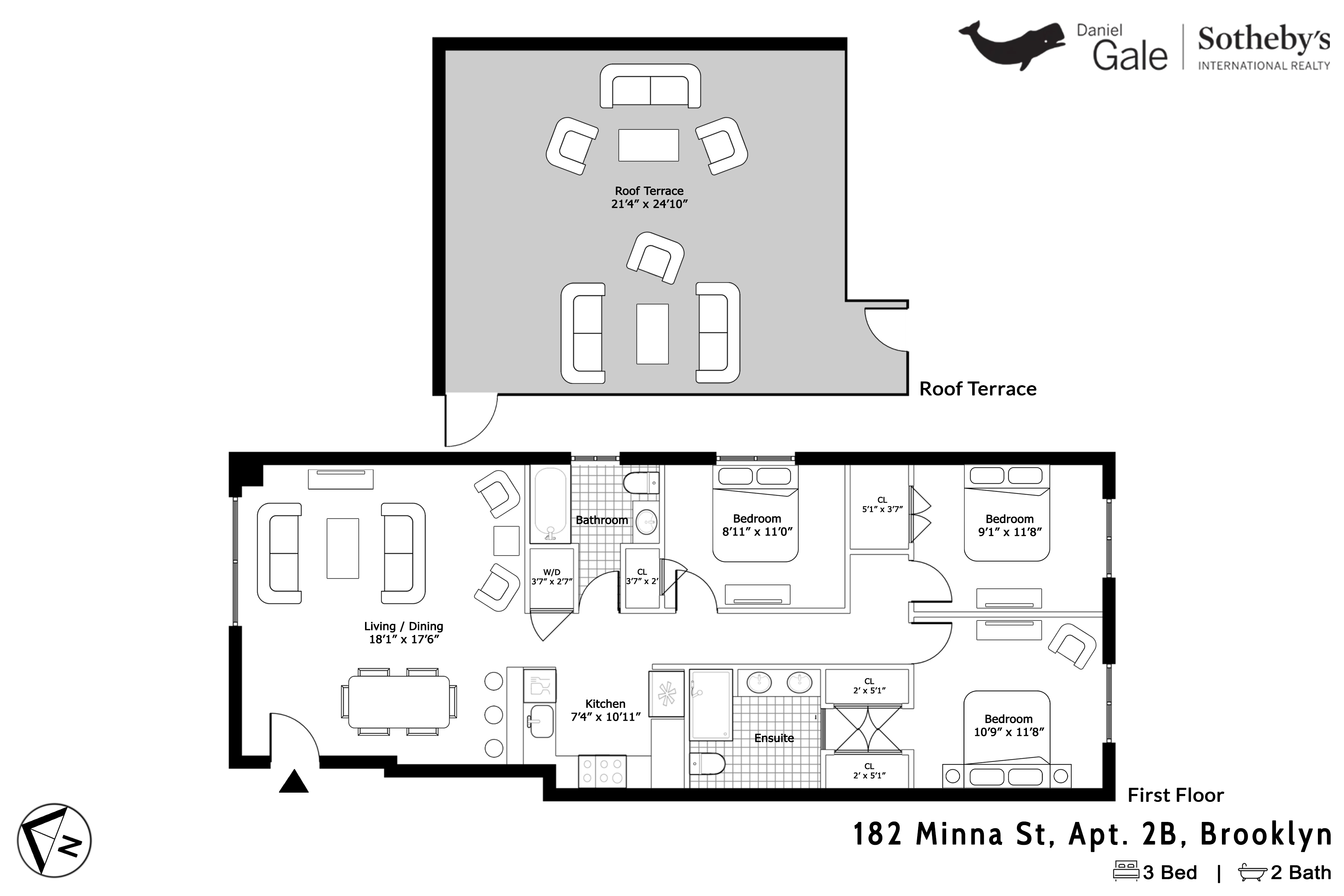 182 Minna Street , 2B