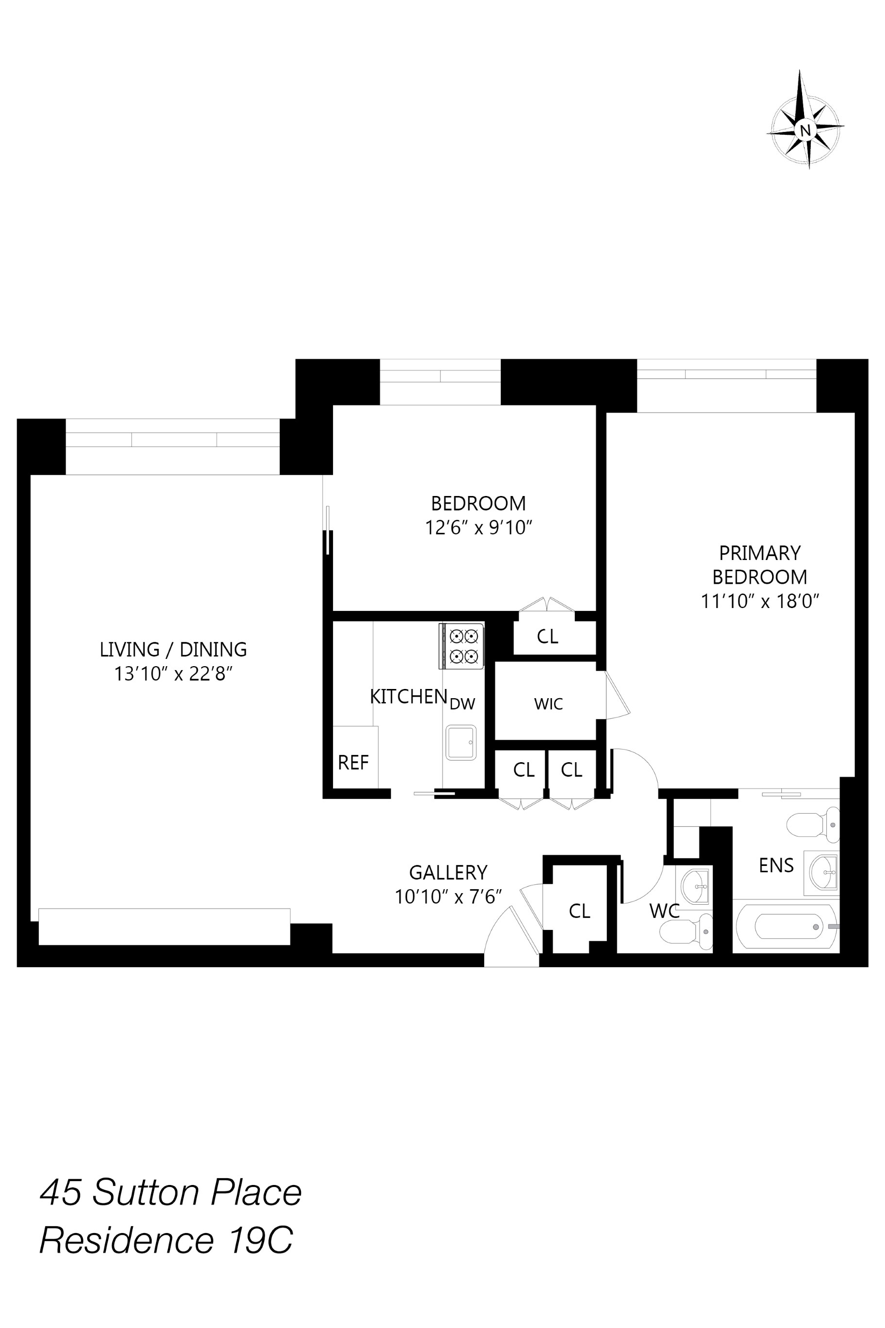 45 Sutton Place South 19C