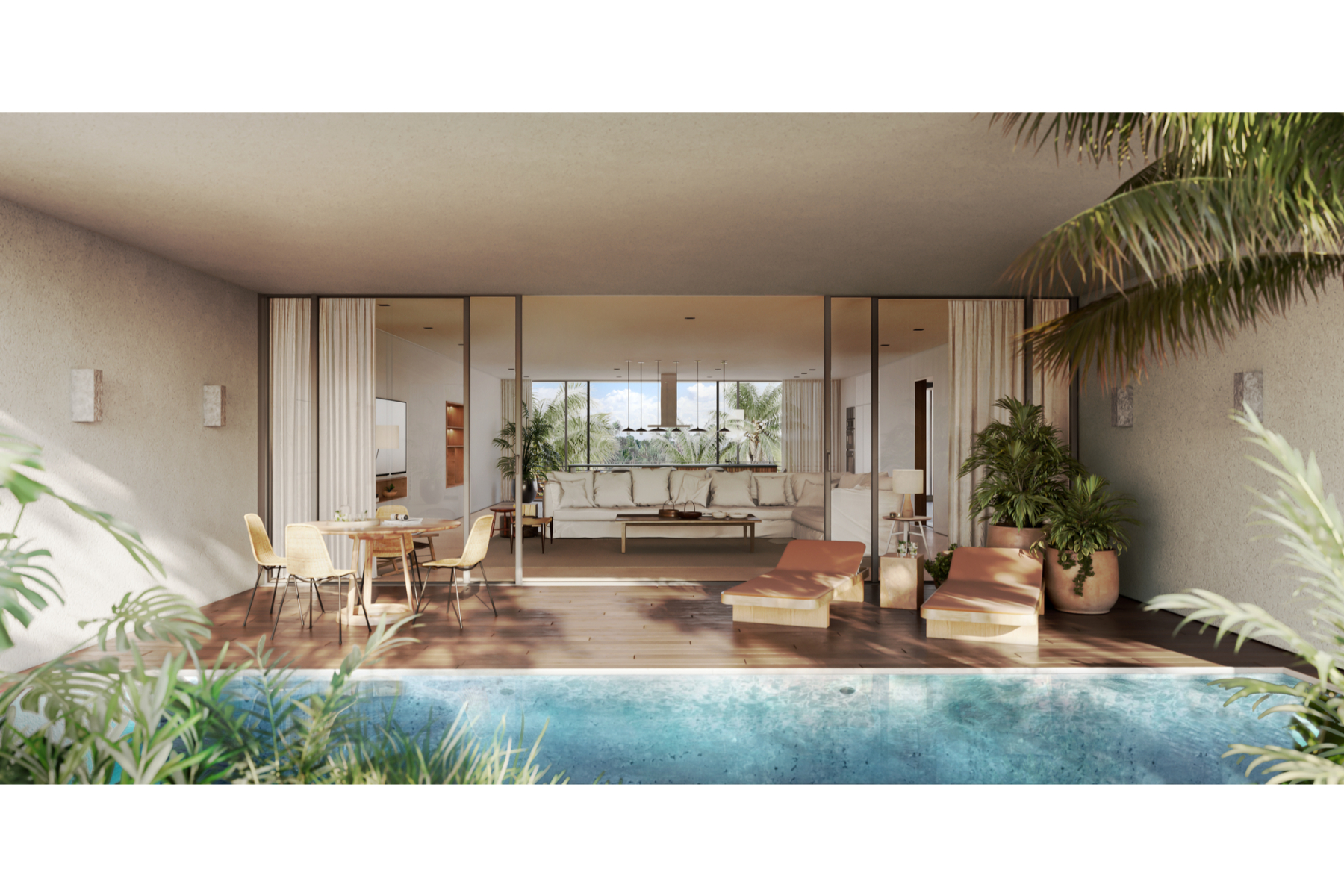 Four Seasons Resort at Tropicalia Playa Esmeralda 3-BR Beach Flat 