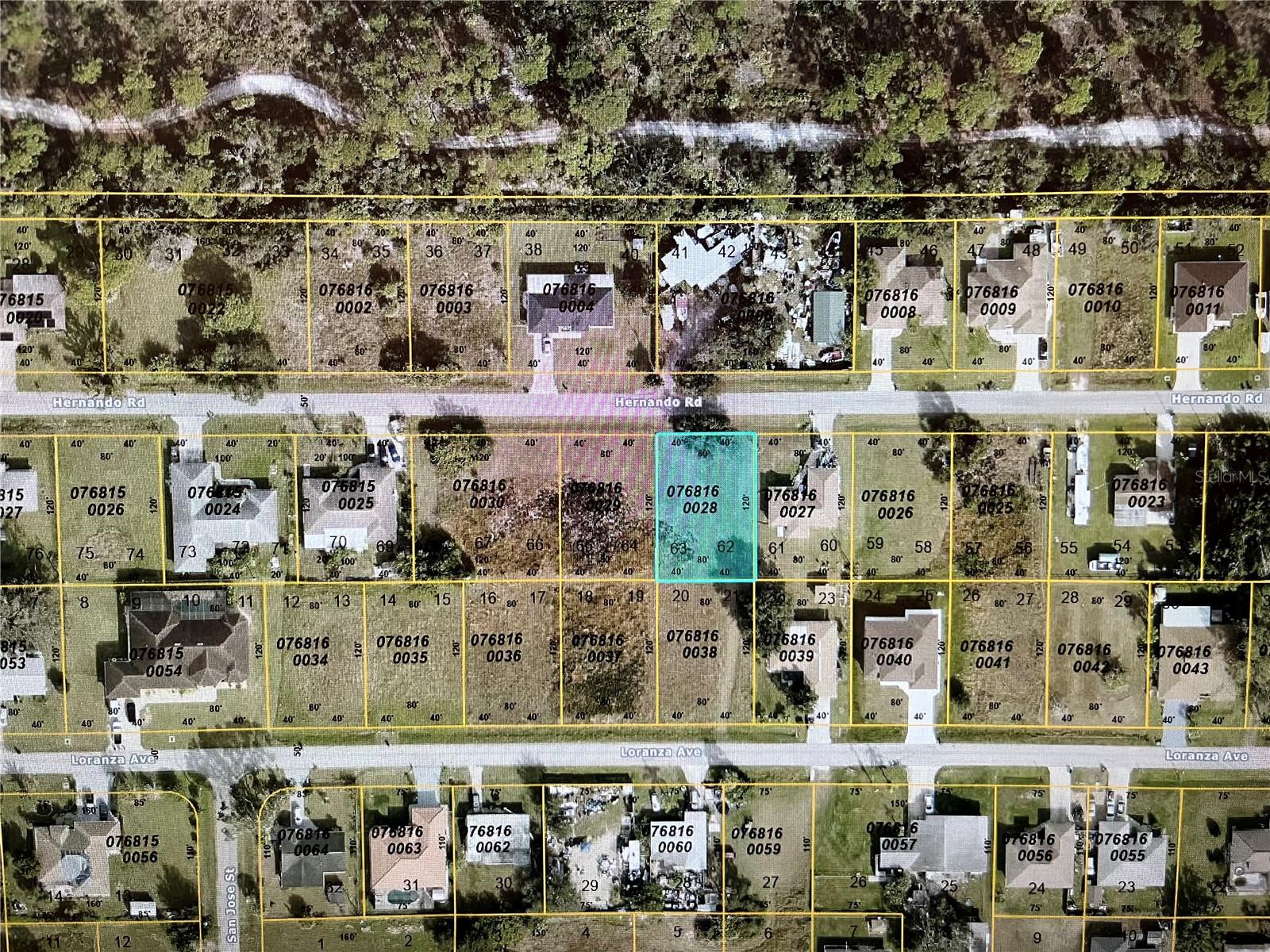LOT 62&63 HERNANDO RD