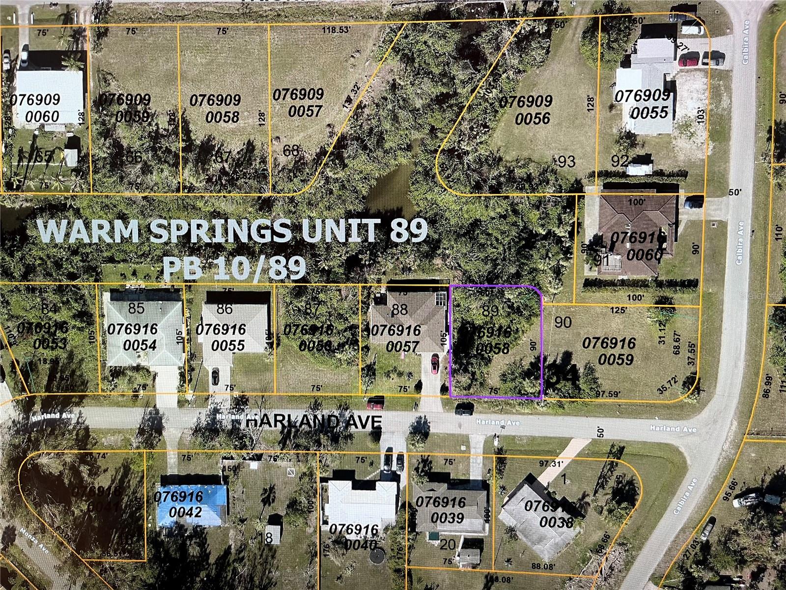 LOT 89 HARLAND AVE
