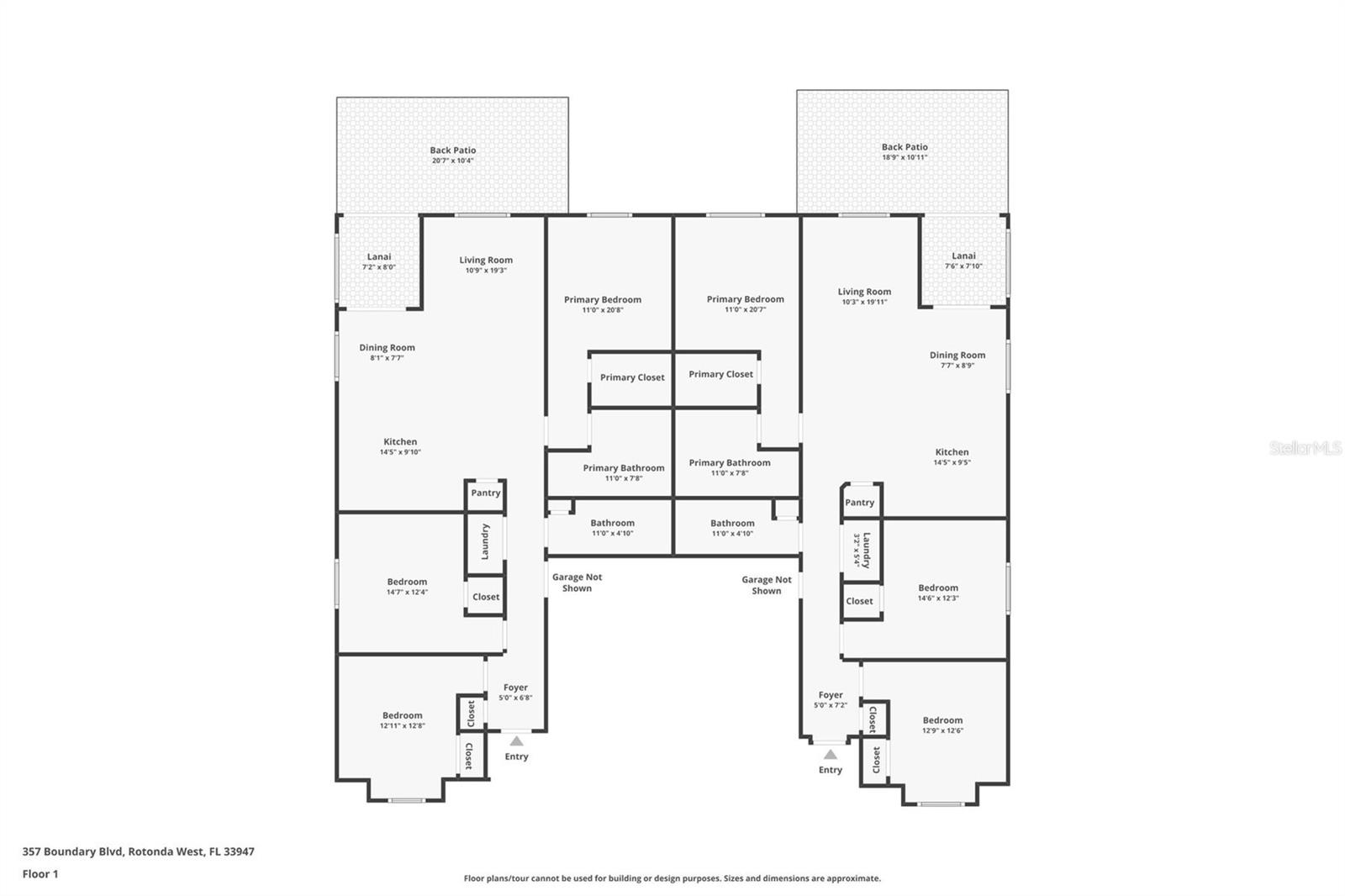 357 BOUNDARY BLVD #1 and 2