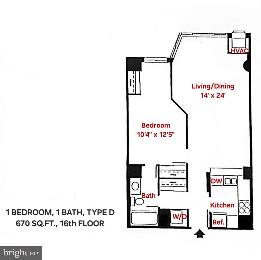 900 N Stafford St #1614