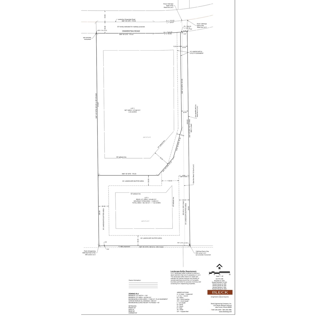 195 E Onwentsia LOT 2 Road