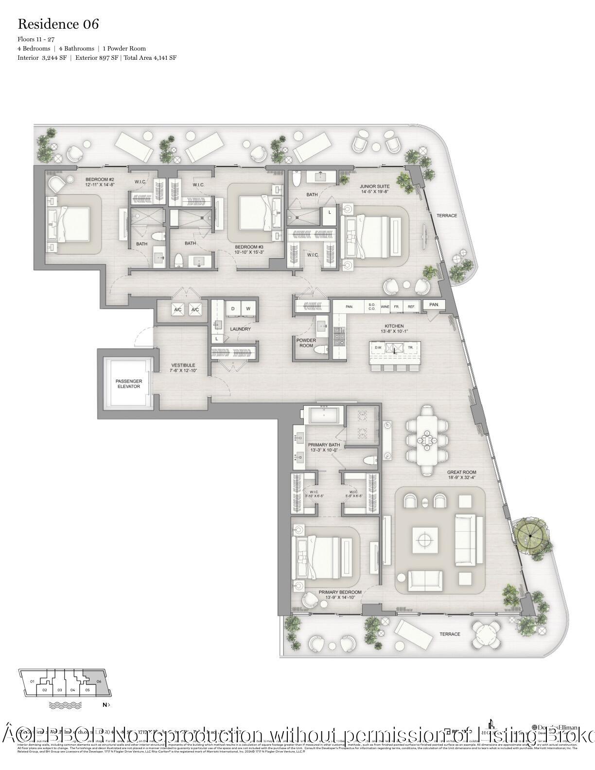 1717 N Flagler Drive, 1106