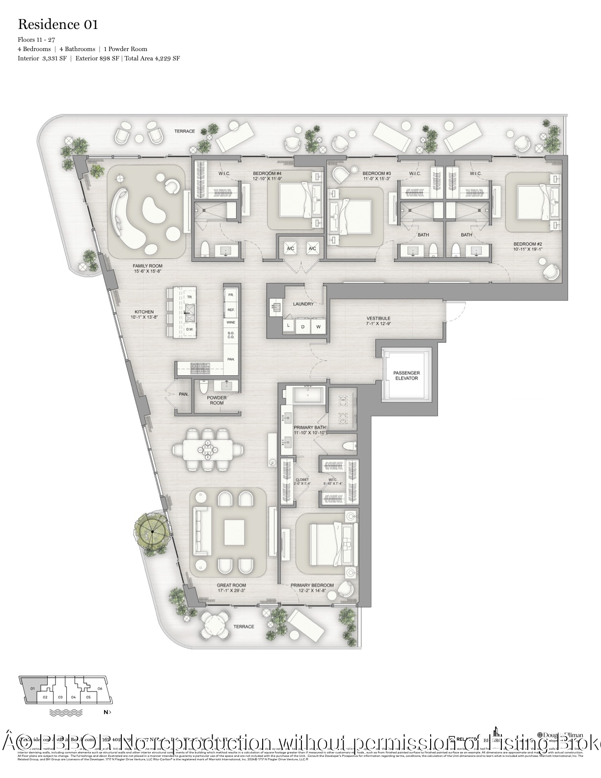 1717 N Flagler Drive, 1401