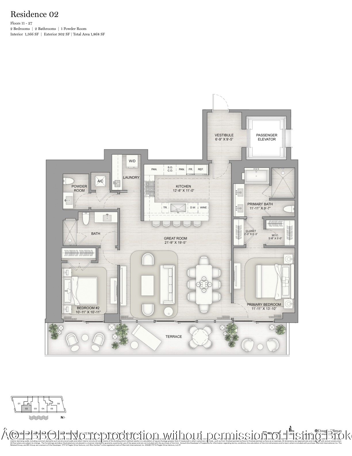 1717 N Flagler Drive, 2302