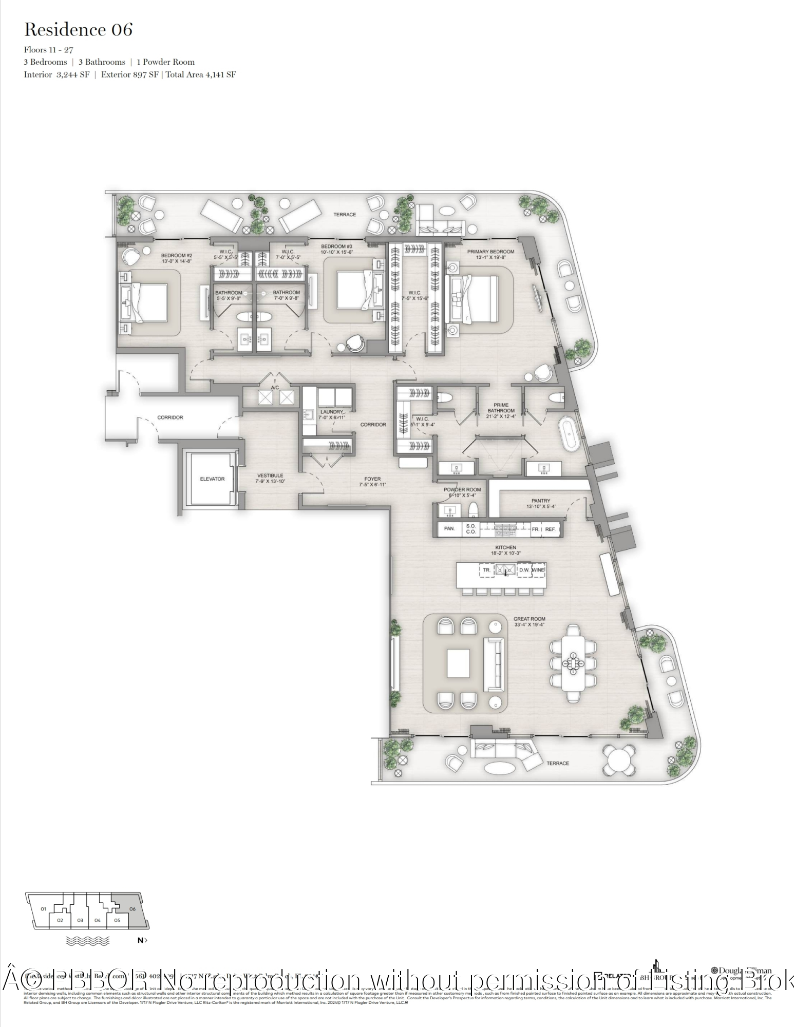 1717 N Flagler Drive 1606