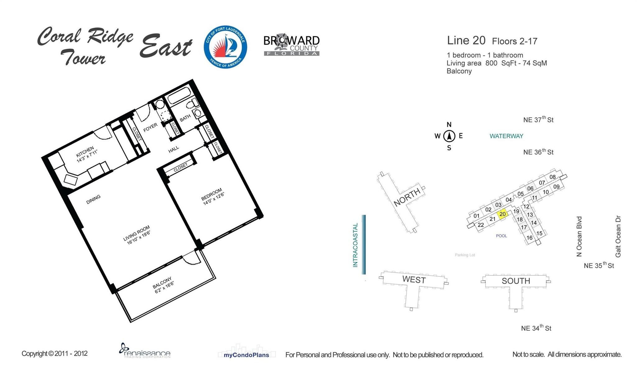 3300 36th Street 920, Fort Lauderdale Unit: 920
