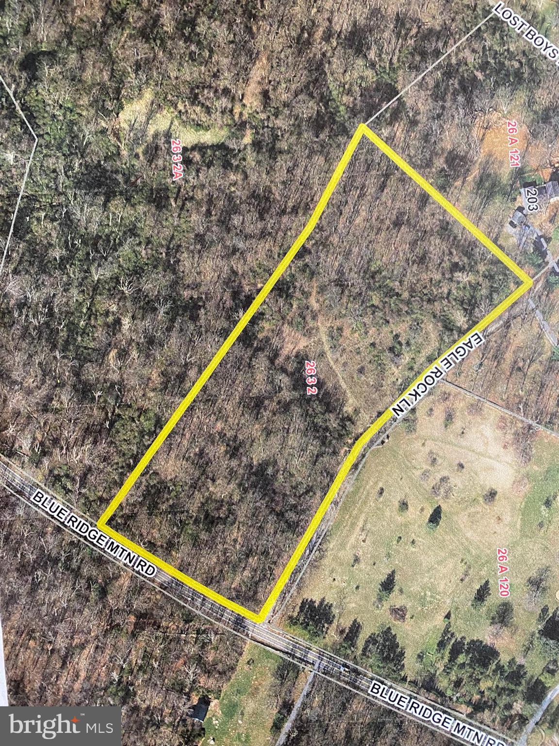 BLUERIDGE MOUNTAIN LOT 1 ROAD