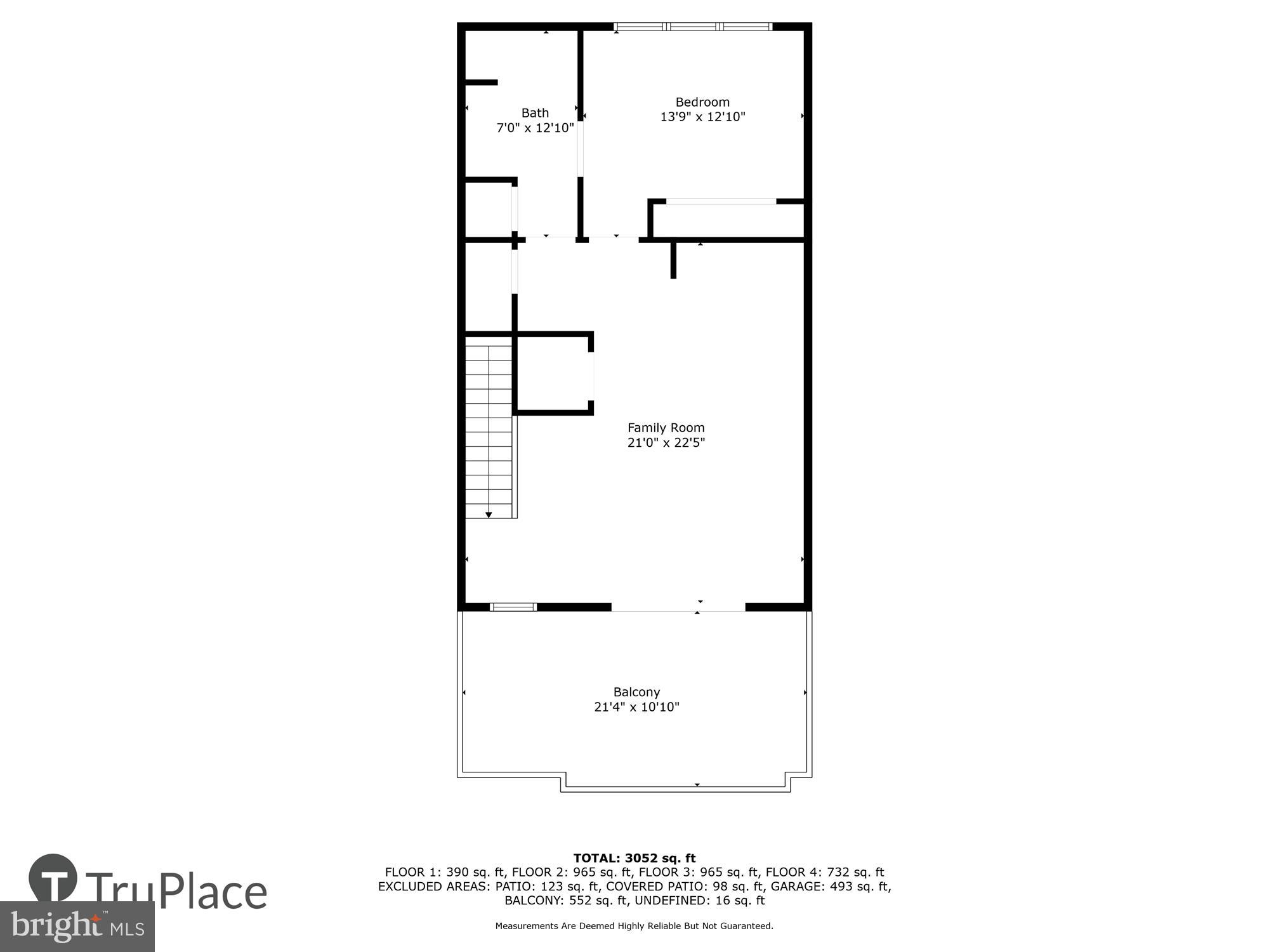 43075 TRACK BED TERRACE