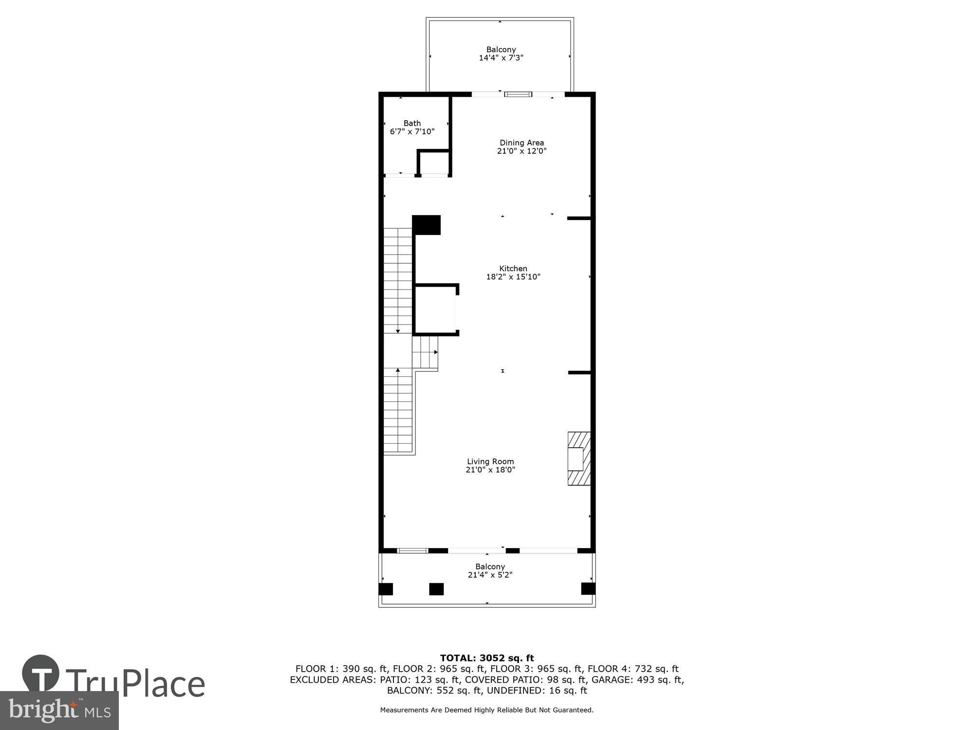 43075 TRACK BED TERRACE