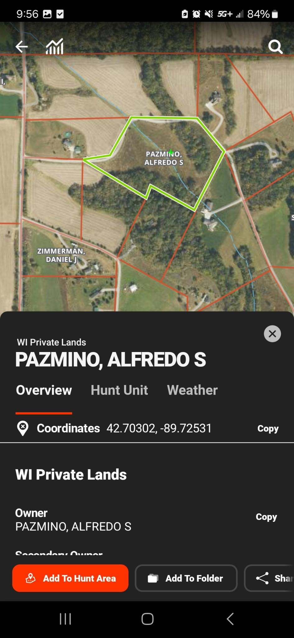 5450 Skinner Hollow Rd. Road
