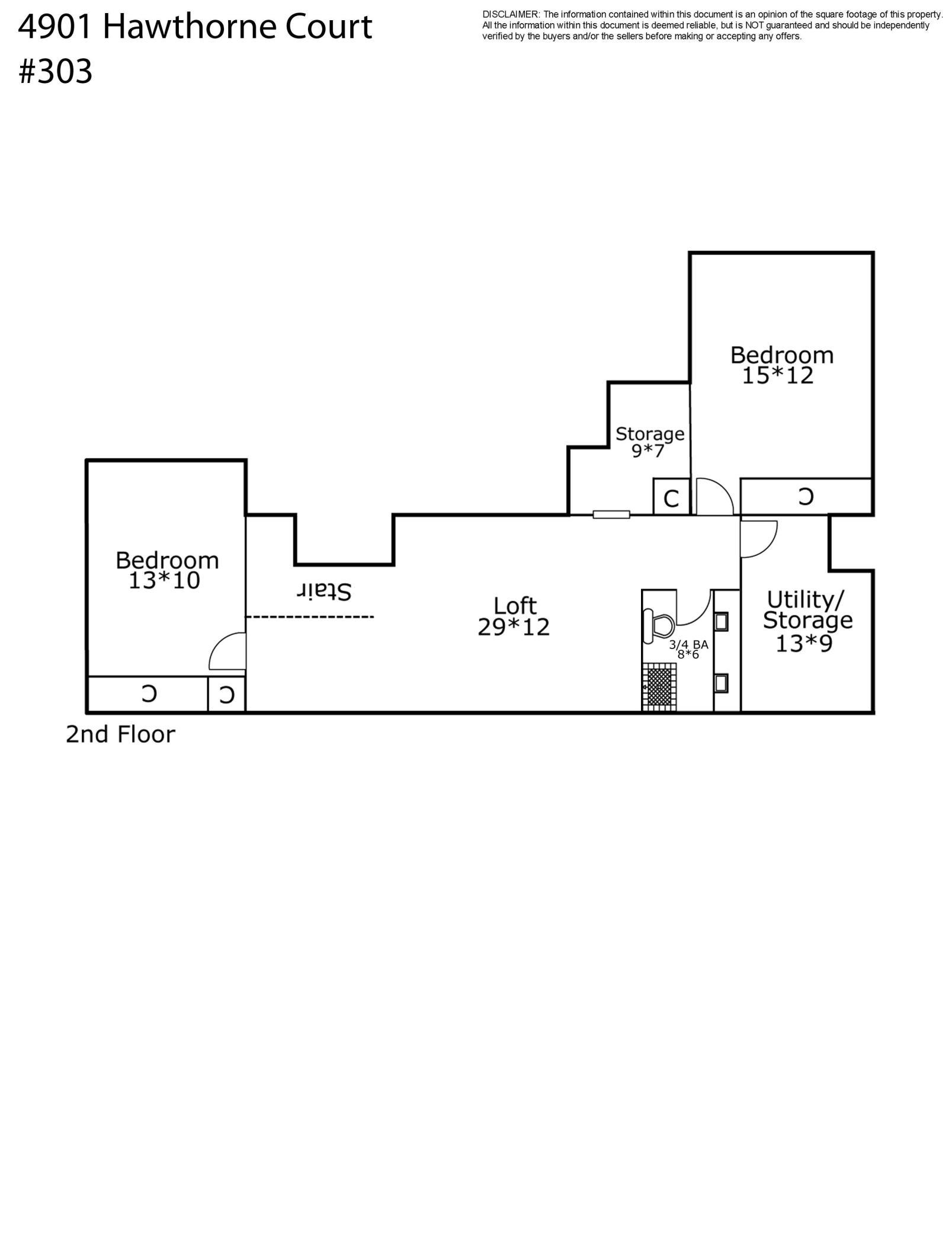 4901 Hawthorne Court Unit: 303