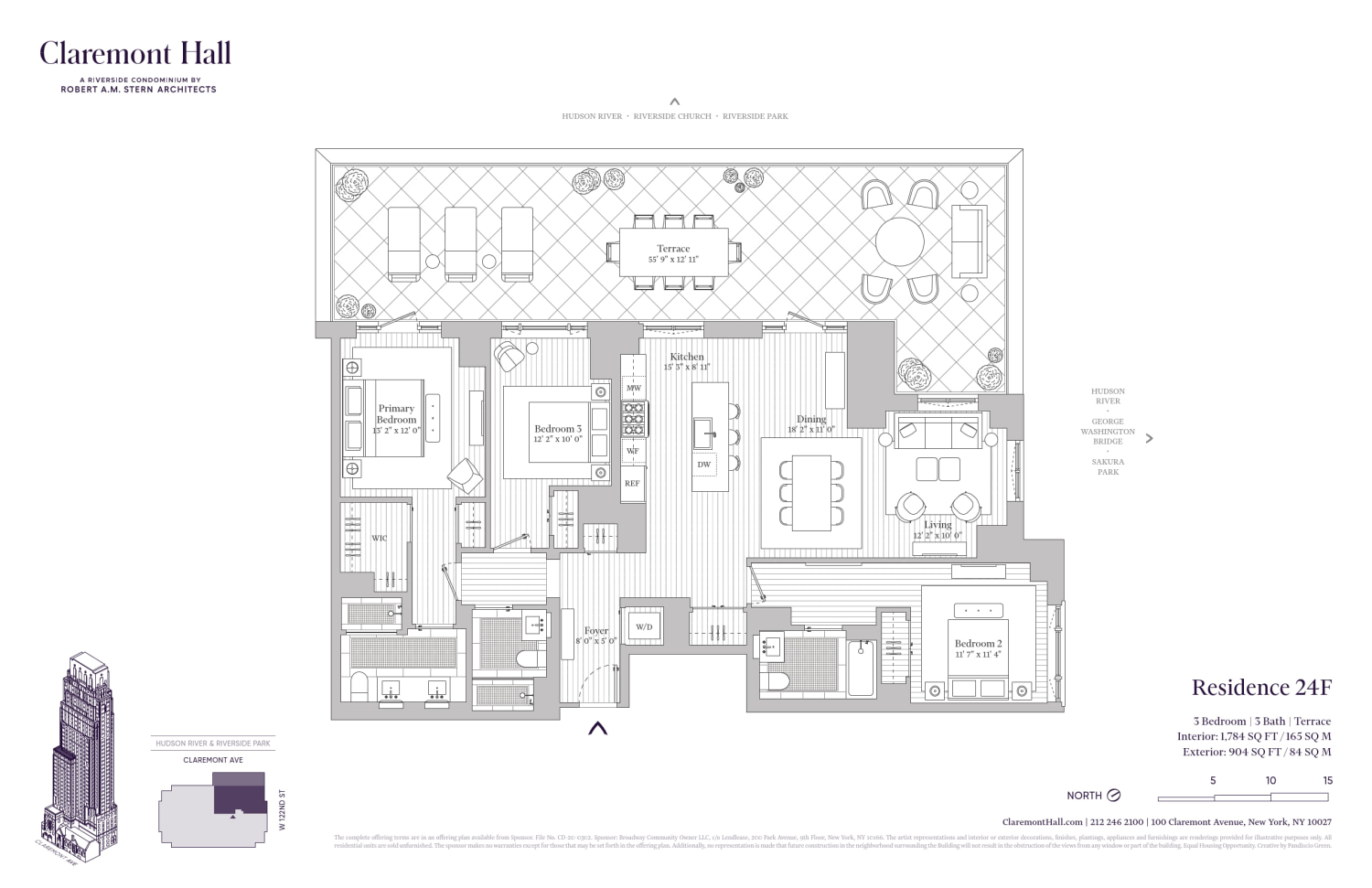 100 CLAREMONT Avenue 24F