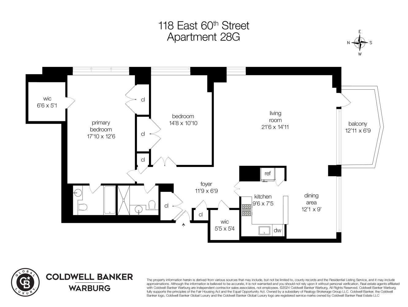 118 E 60TH Street 28G