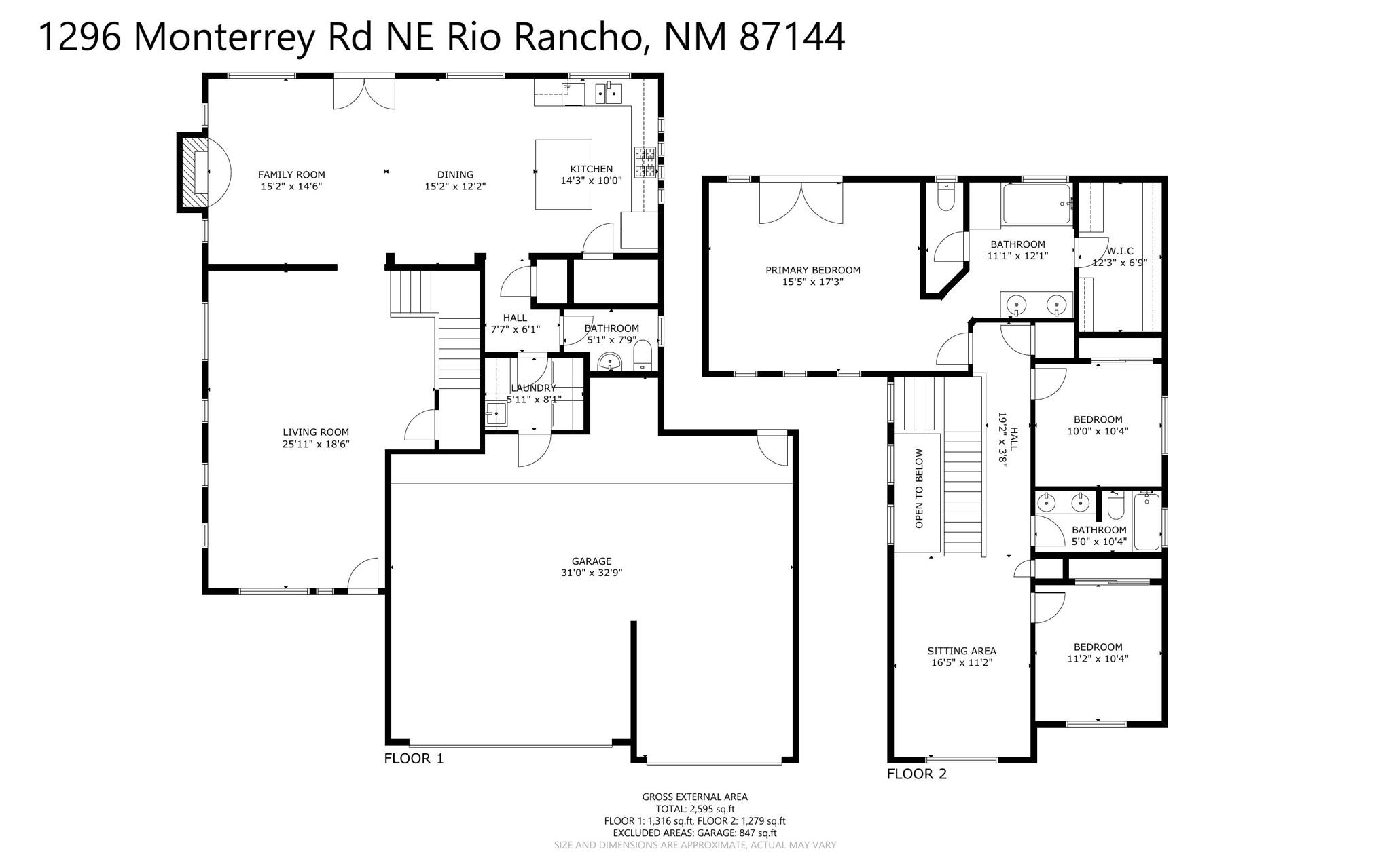 1296 MONTERREY Road NE