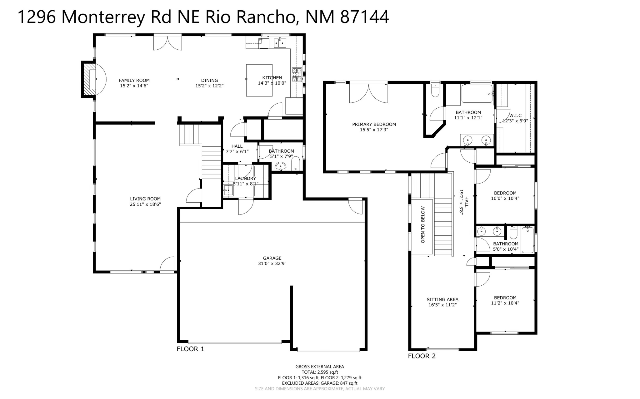 1296 MONTERREY Road NE