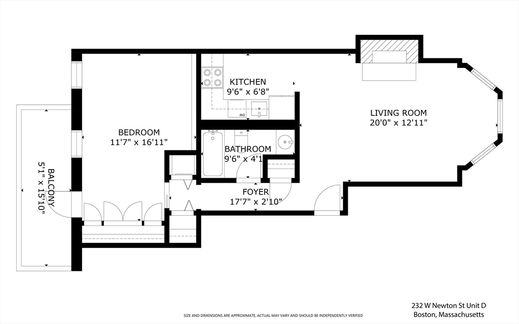 232 W Newton St # D
