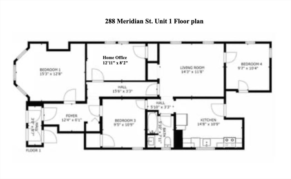 288 Meridian St. # 1