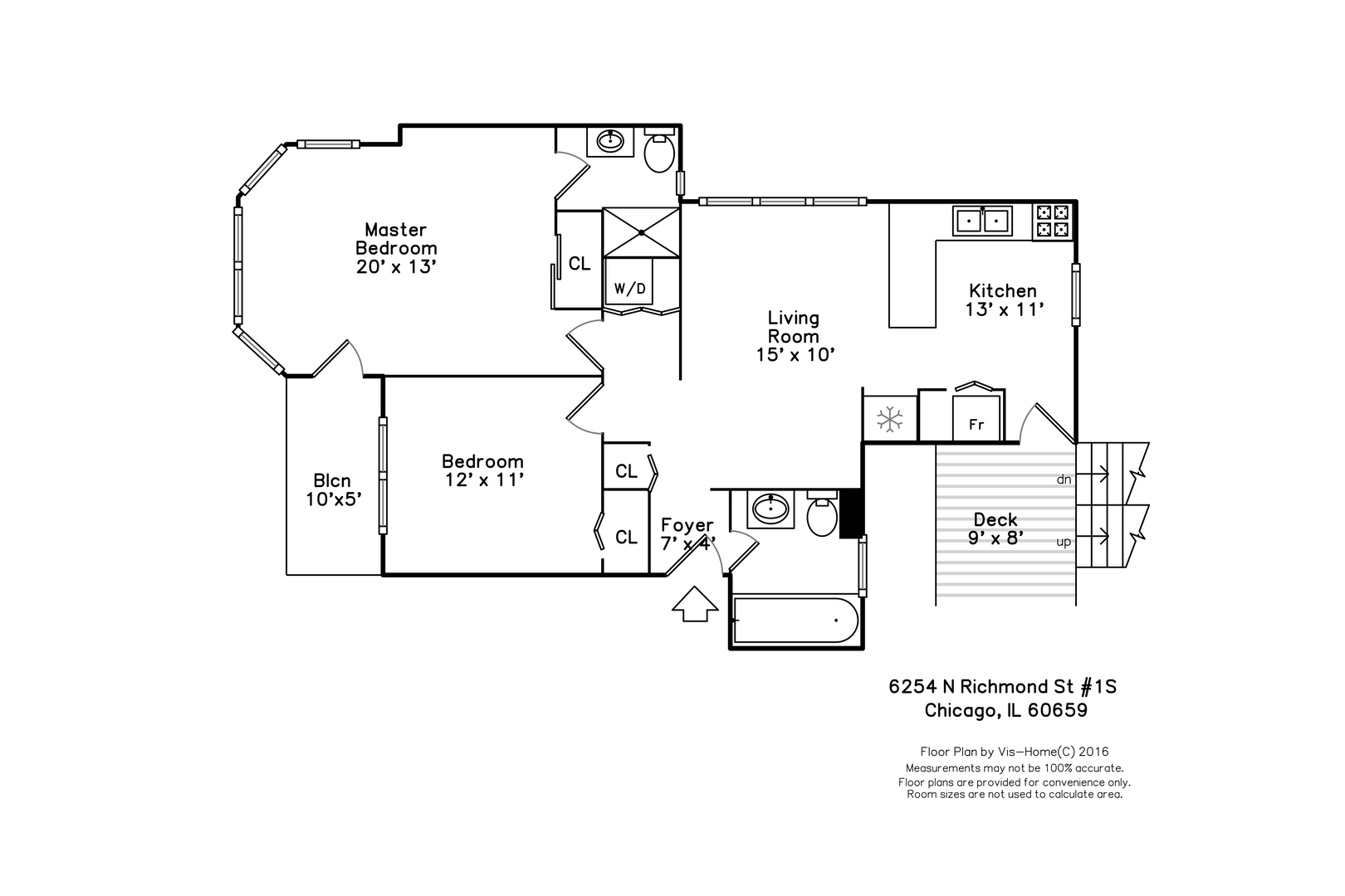 6254 N RICHMOND Street Unit: 1S