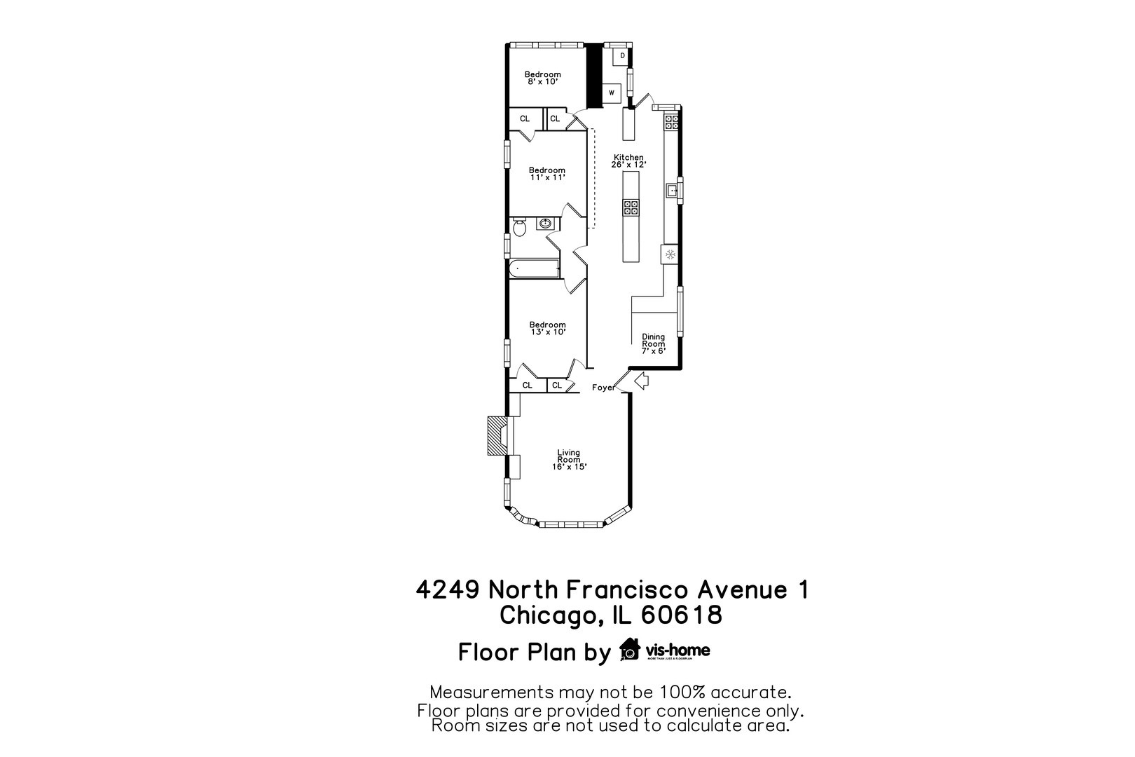 4249 N Francisco Street Unit: 1