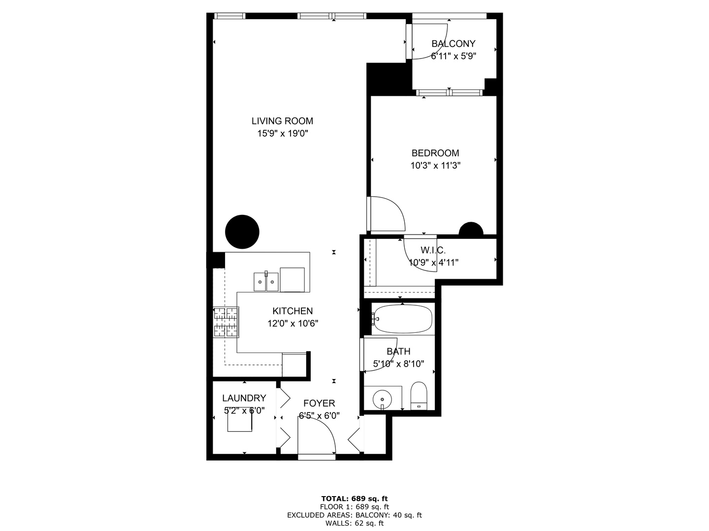 1255 S STATE Street Unit: 1704