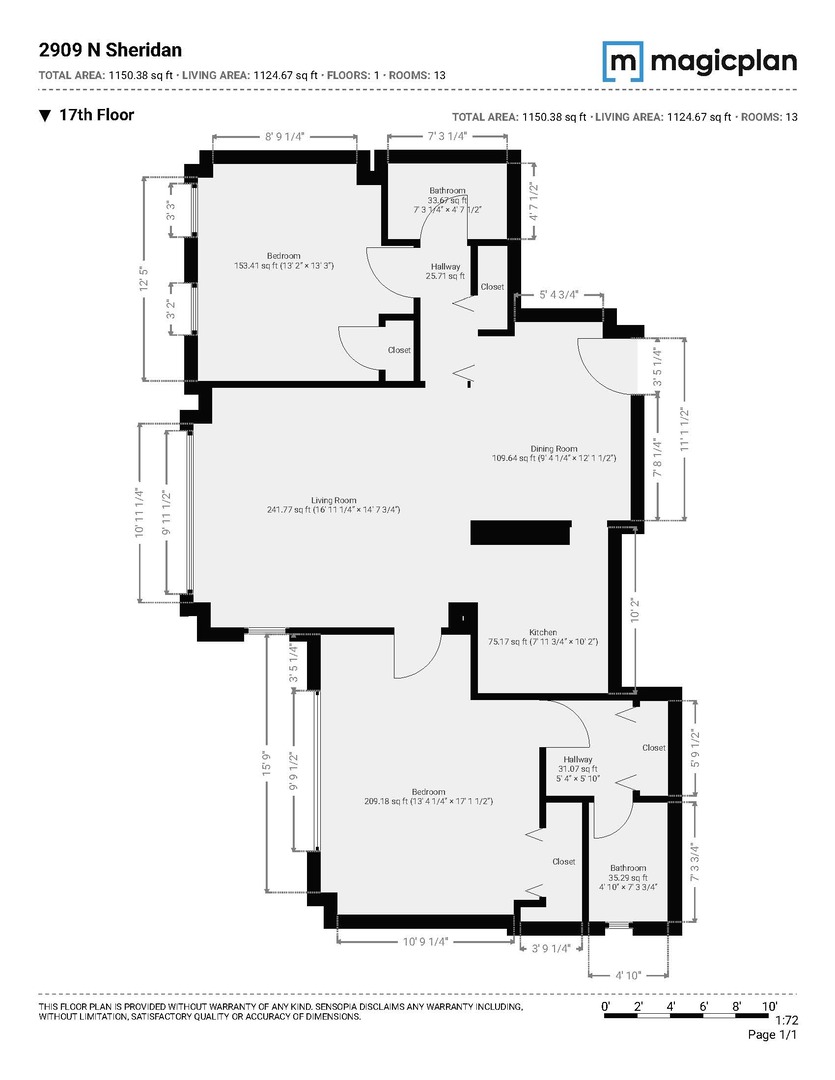 2909 N Sheridan Road Unit: 1702