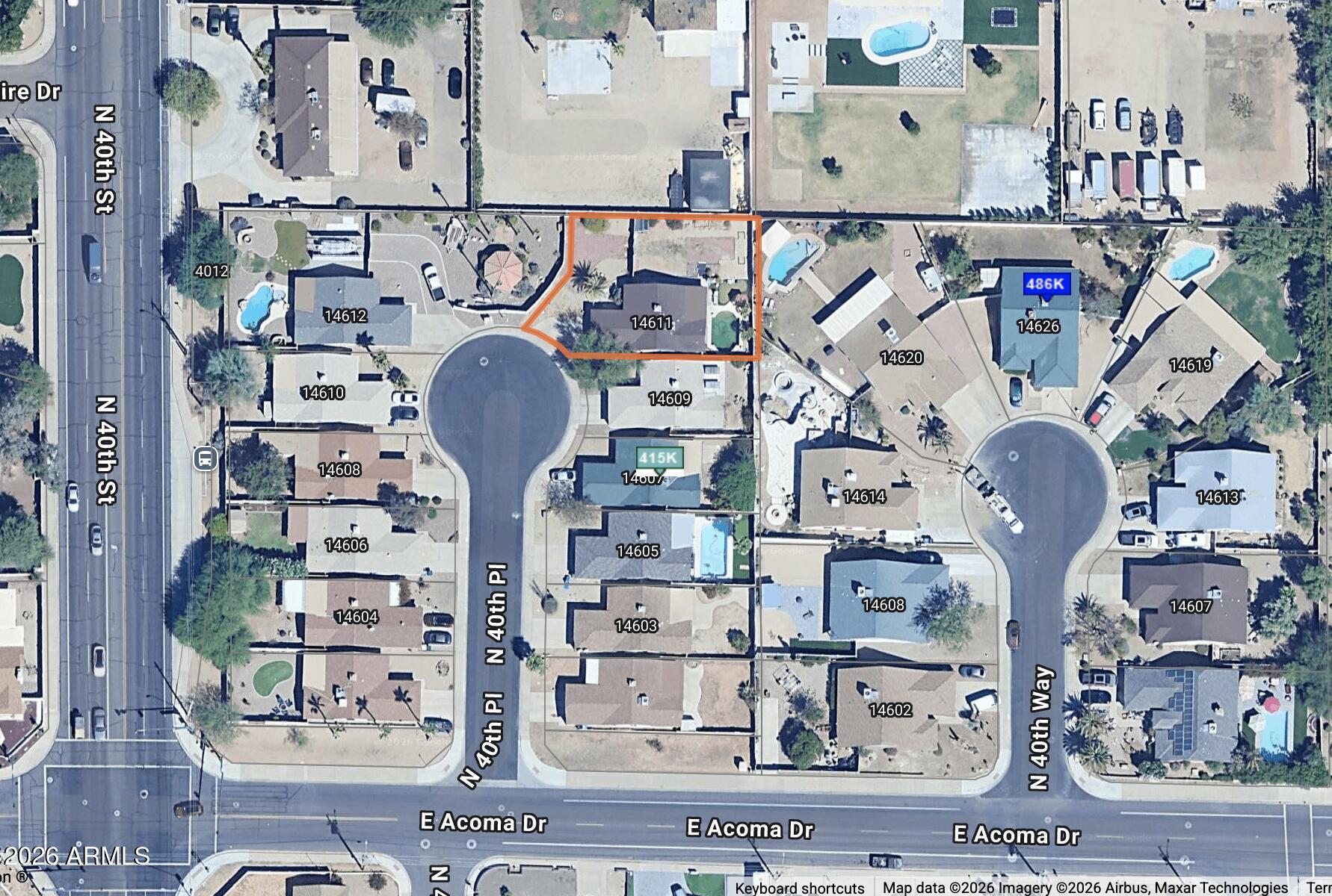 14611 N 40TH Place