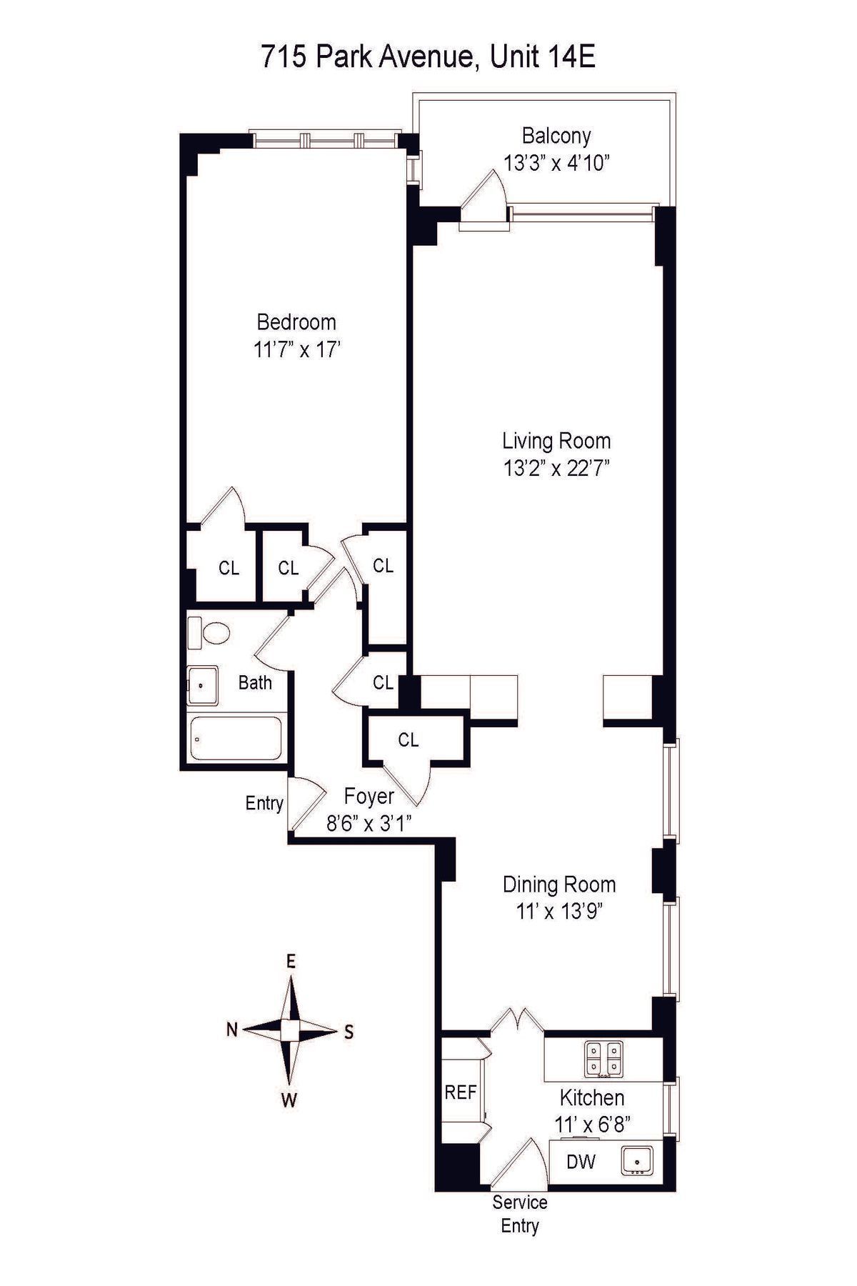 715 Park Avenue 14E